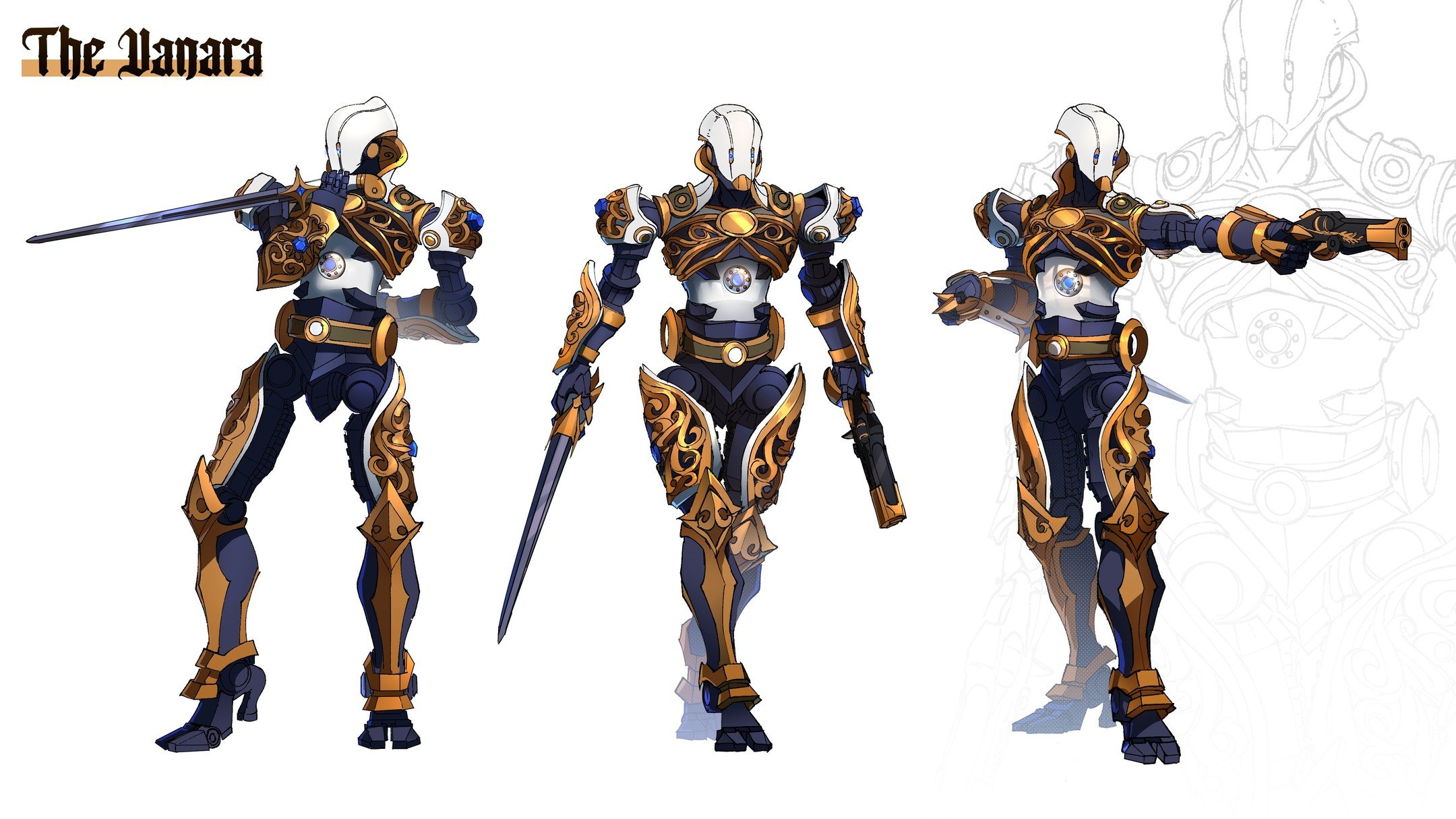 Introducing the more common foot soldiers of the Arcadia scout team: The Vanara!

It is hard to pinpoint the exact inspiration of designing these but we really wanted a regal vibe that can also be quite menacing while in combat. These models are at t