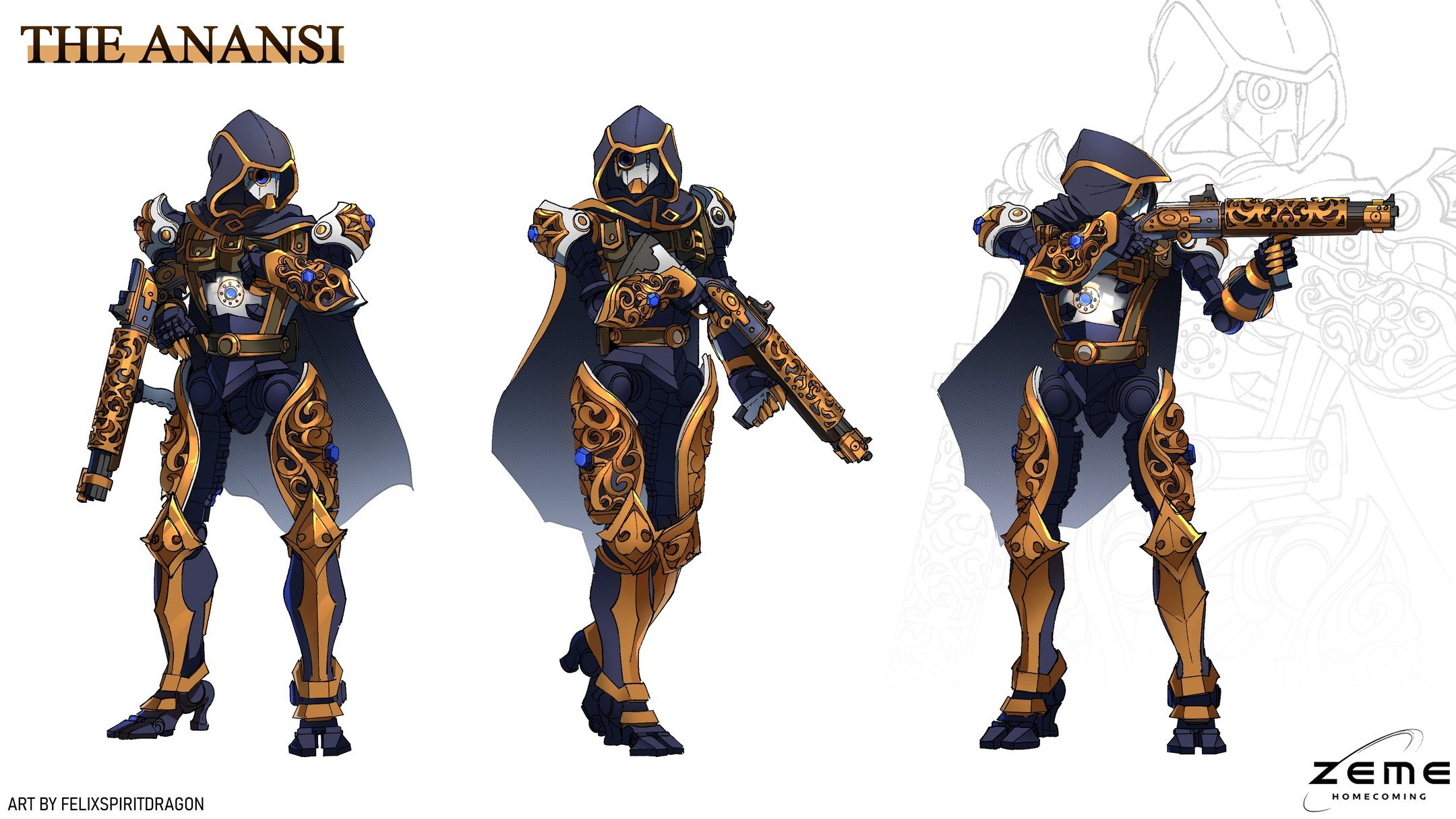 Next Arcadia team to highlight: The Anansi Squad!

Much like the Vanara, these are the alternate troop units that Arcadia has access to. This time they are equipped with carbine rifles and excel at reconnaissance. Aside from being extremely accurate 