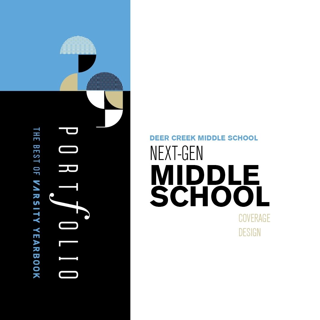 Deer Creek Middle School was featured in Portfolio too! They represented in the Middle School Coverage section AND the Middle School Design section!

#yerd #yearbook #portfolio