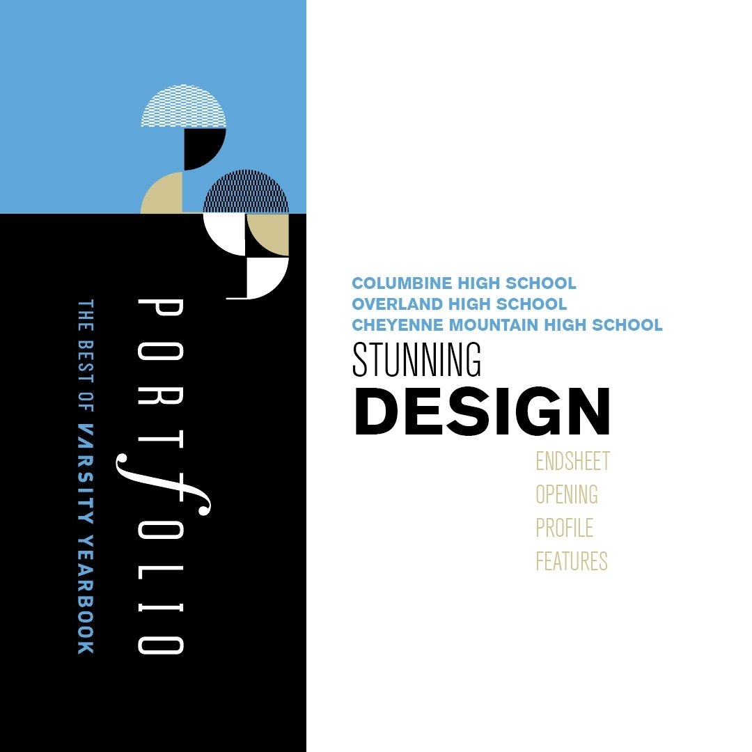 To wrap up our Portfolio blitz, we're celebrating these three high schools for representing in several design sections!

Congrats to Columbine, Overland and Cheyenne Mountain!

#yerd #yearbook #portfolio #varsityyearbook
