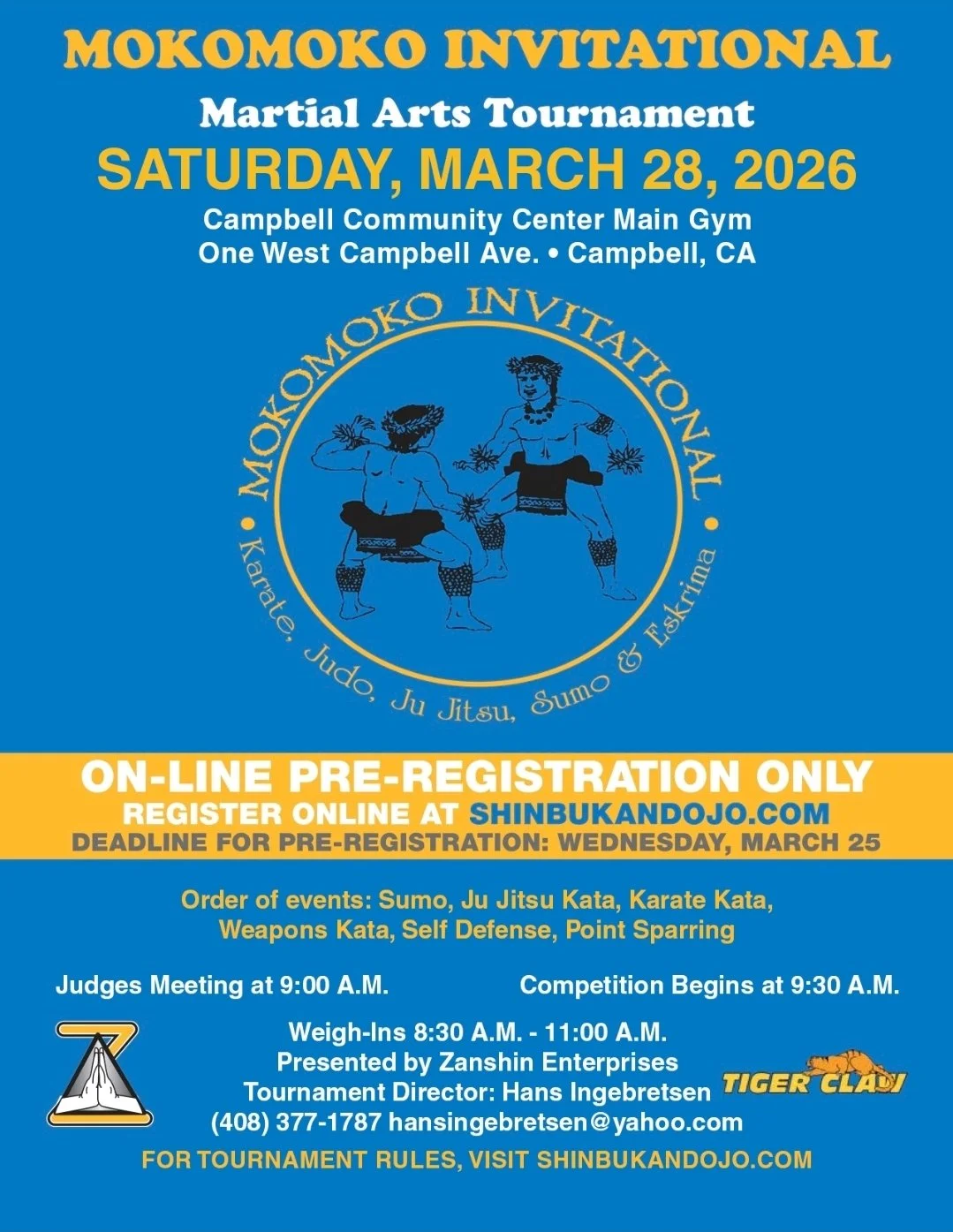 MOKOMOKO INVITATIONAL Martial Arts Tournament