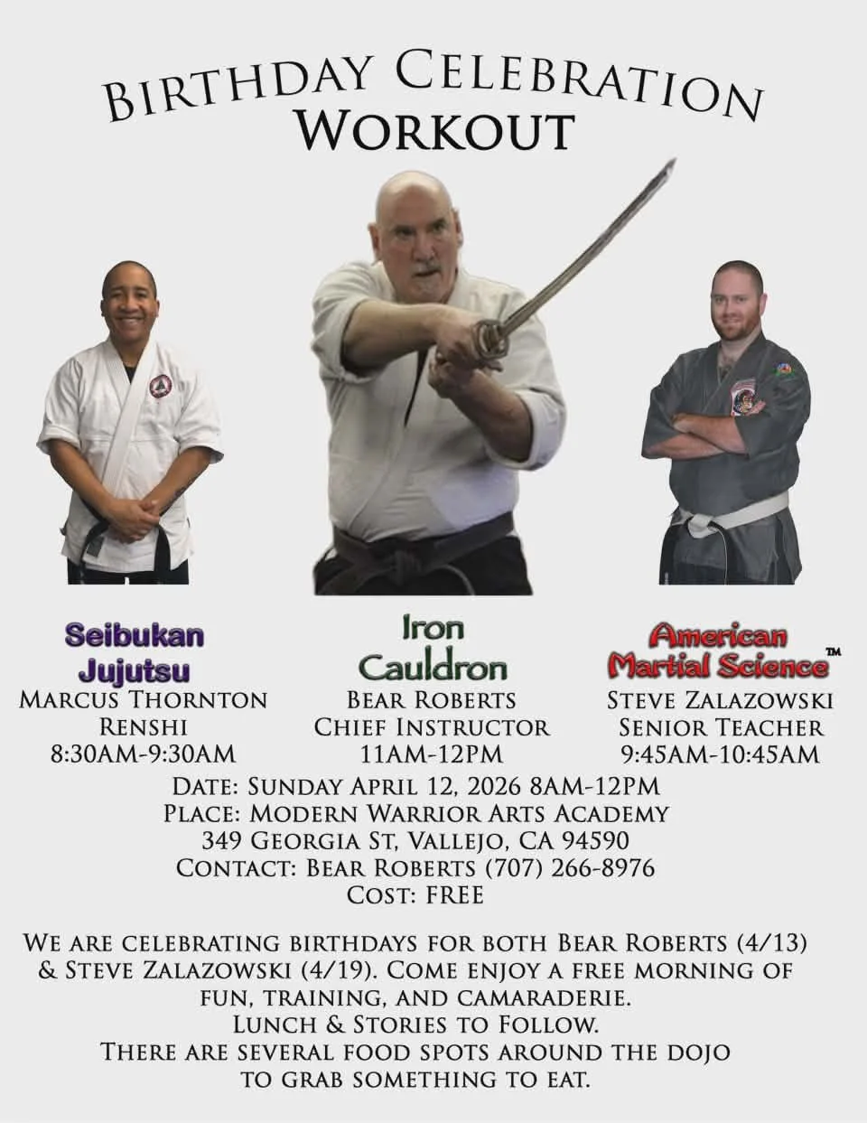 BIRTHDAY CELEBRATION WORKOUT