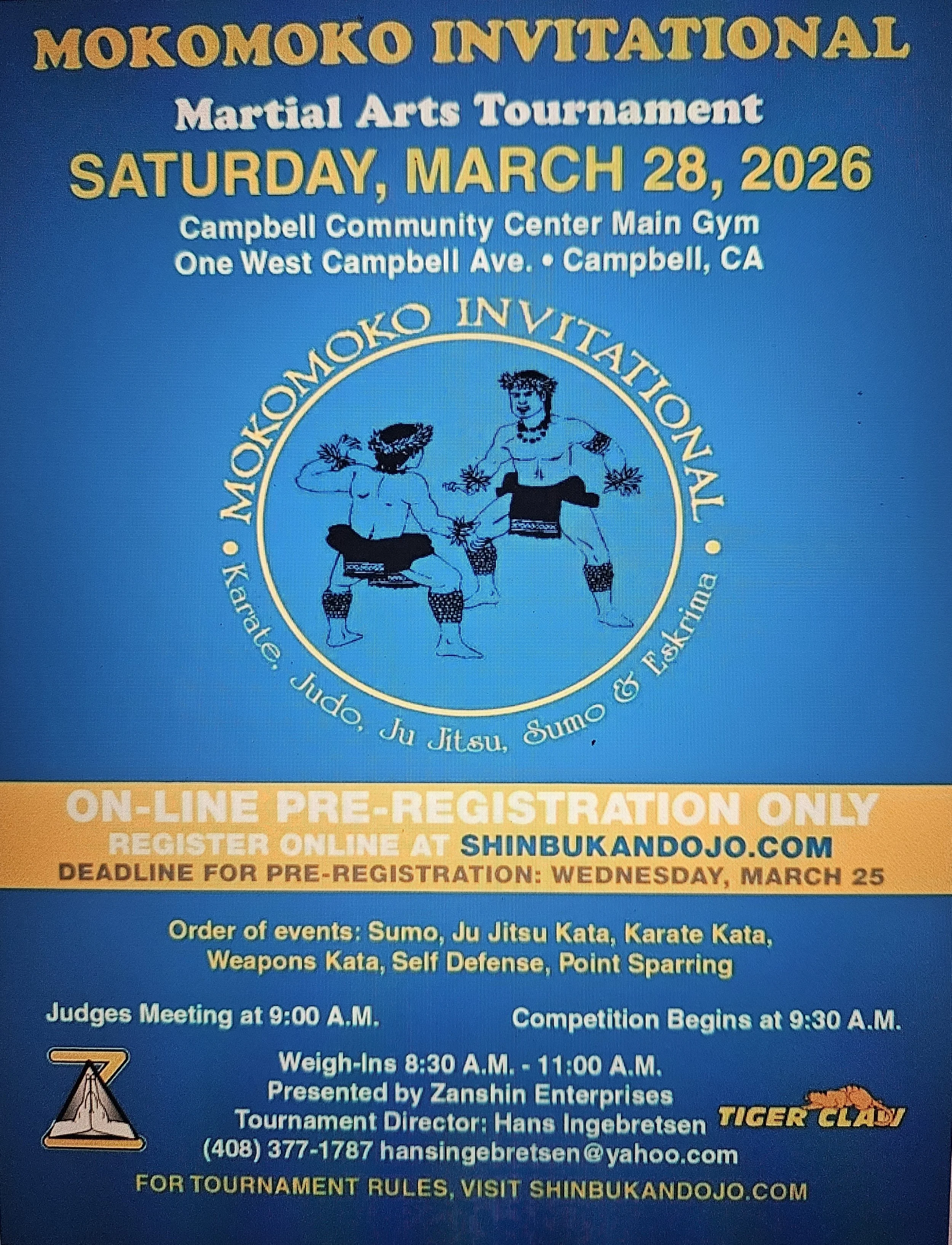 MOKOMOKO INVITATIONAL Martial Arts Tournament