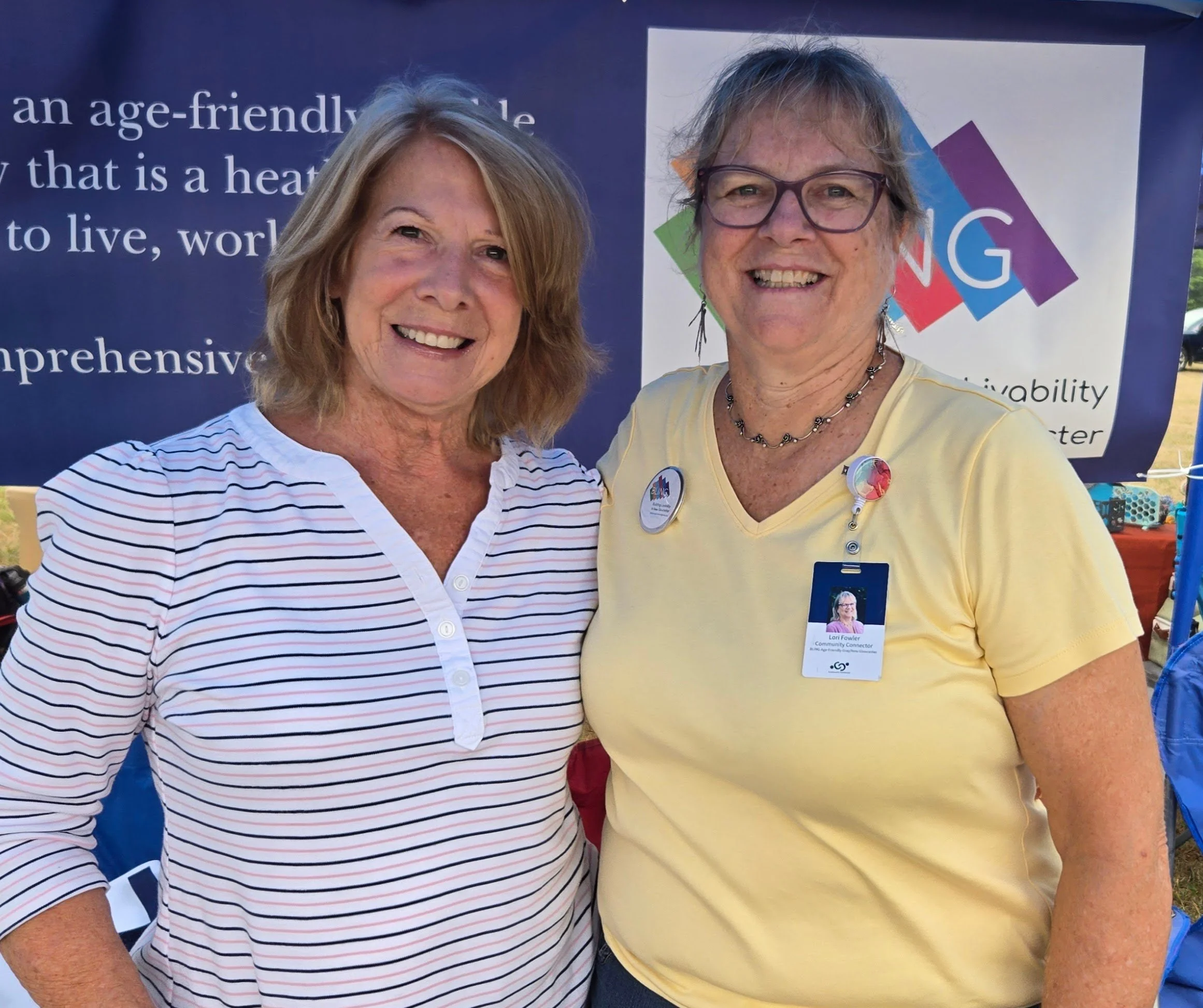 GNG Community Connectors Lori Fowler and Sheila Giancola