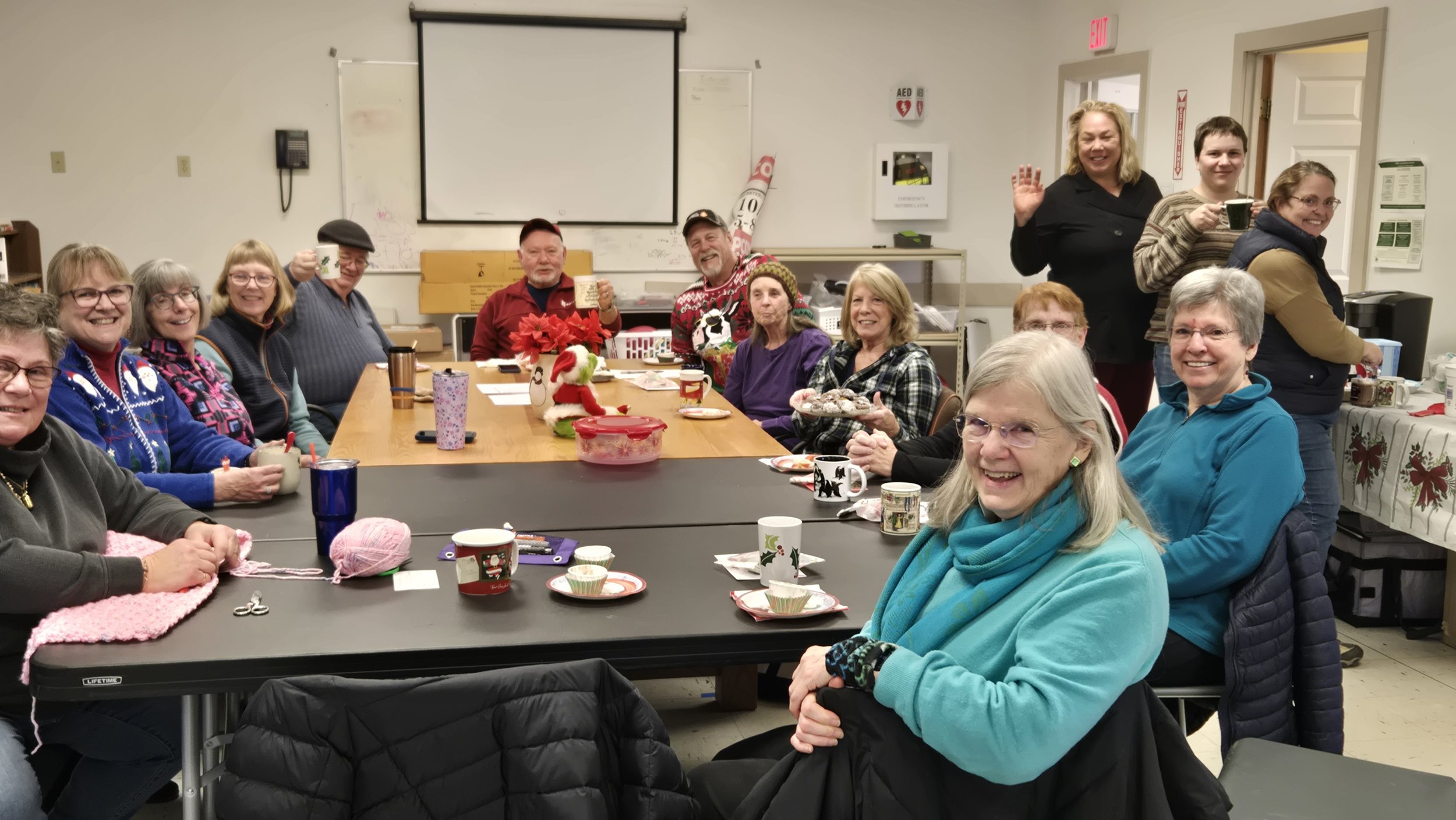 Individuals at the New Gloucester Tea