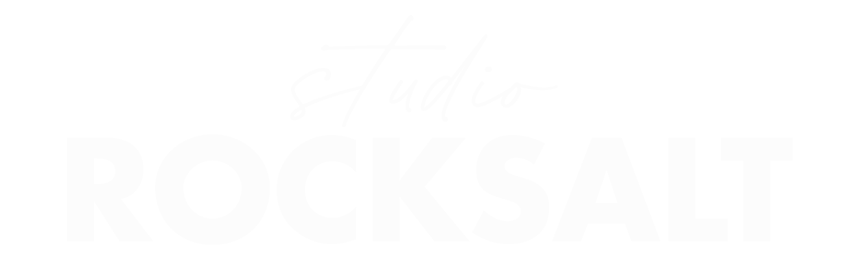 Company logo 'Studio Rocksalt' in white writing