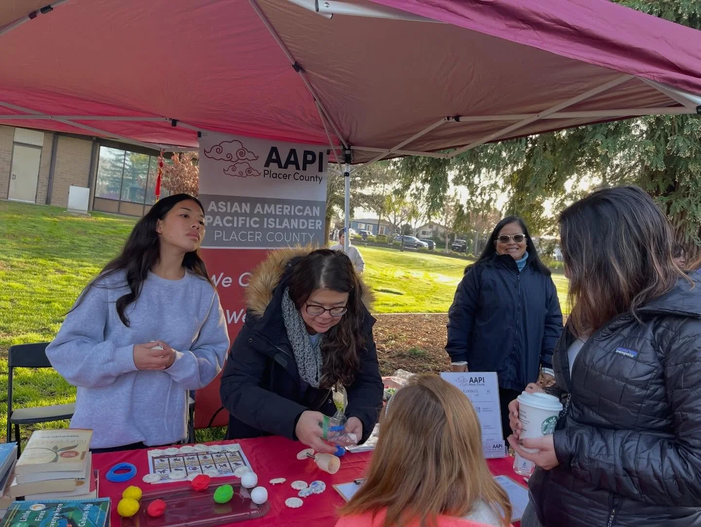 We&rsquo;re at the AAPI Placer County table at the Placer MLK event!  Clear skies and community ❤️