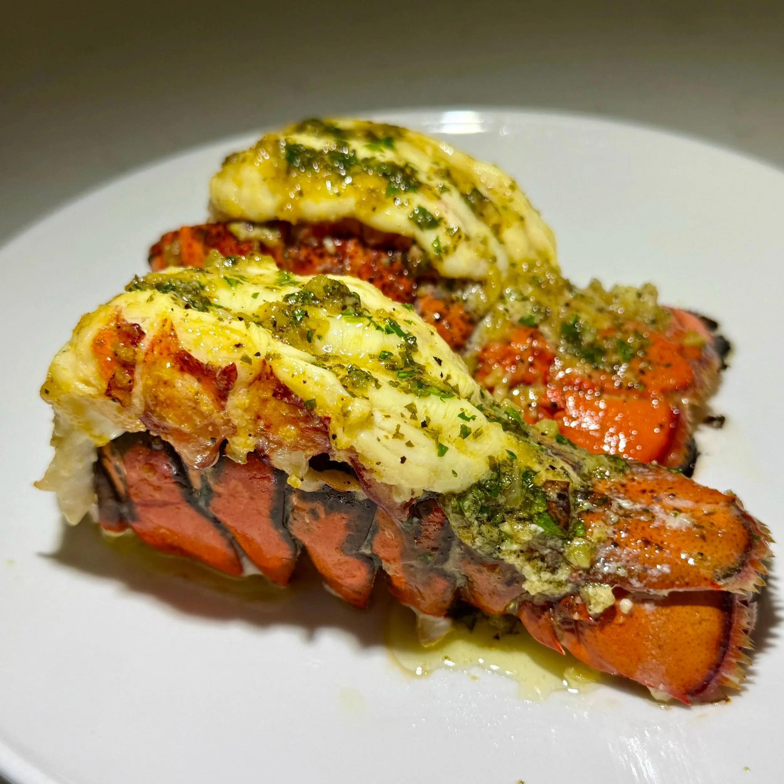 Garlic Butter Lemon Pepper Lobster Tails