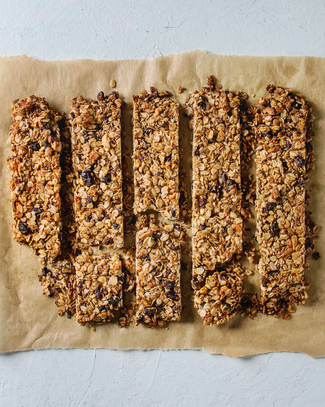 Soft and chewy oatmeal banana bars stacked on a plate, healthy 5‑ingredient snack.