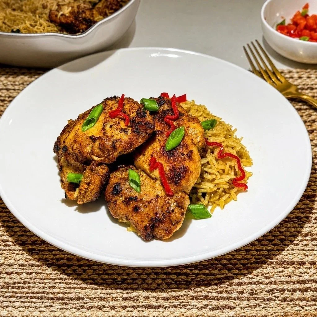 One‑Pot Coconut Chicken &amp; Basmati Rice (My First Dish on 100 Cooks)
