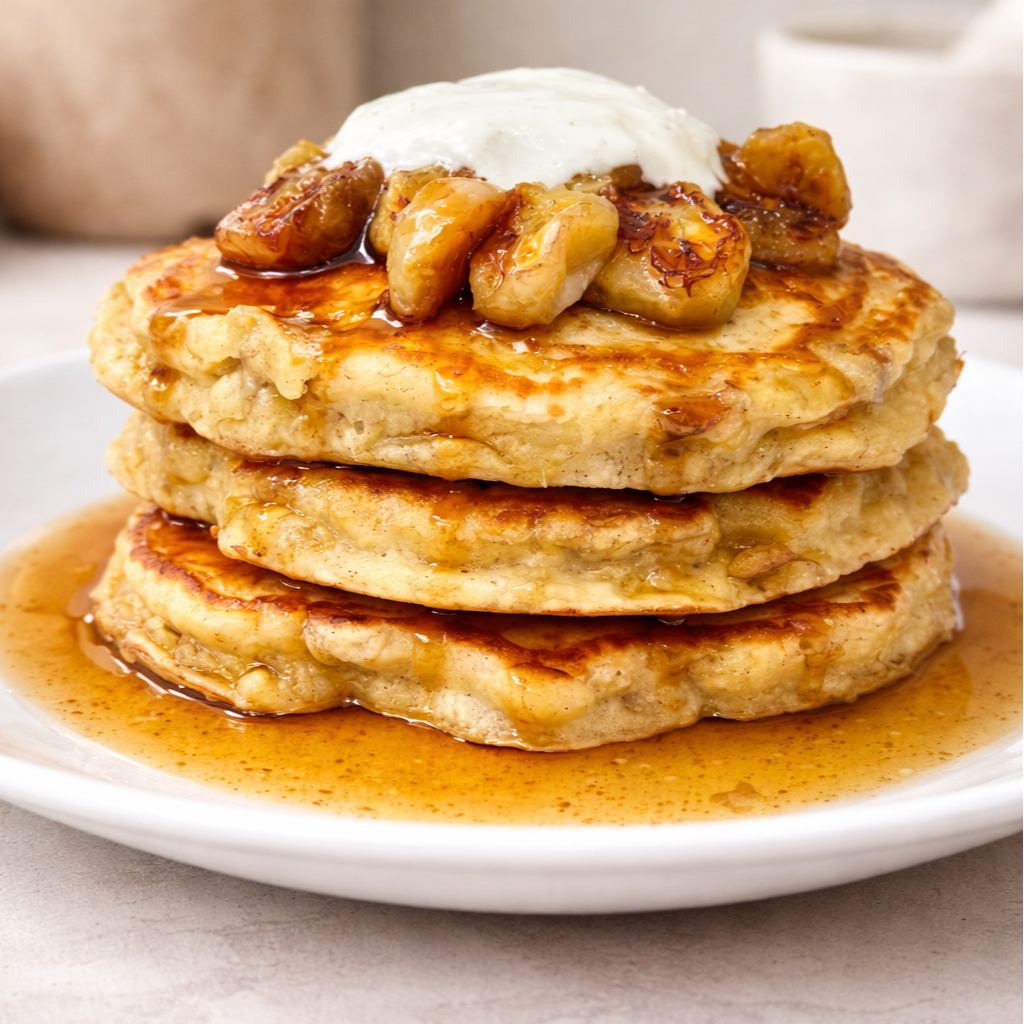 Elevated Banana Pancakes