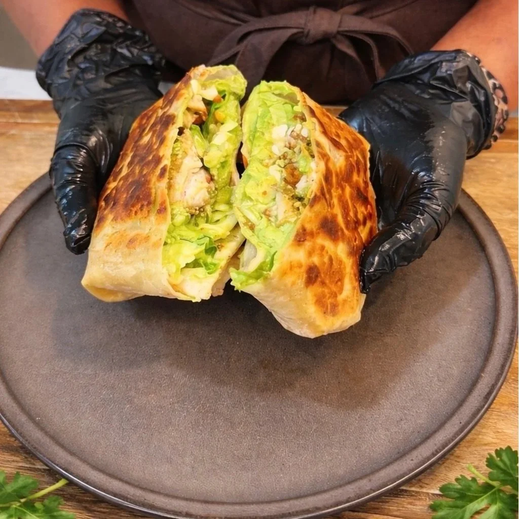Green Goddess Crunch Wrap (with Collagen‑Boosted Dressing)