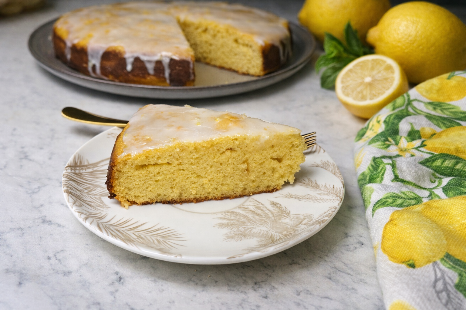 Moist Lemon Ricotta Cake Recipe 