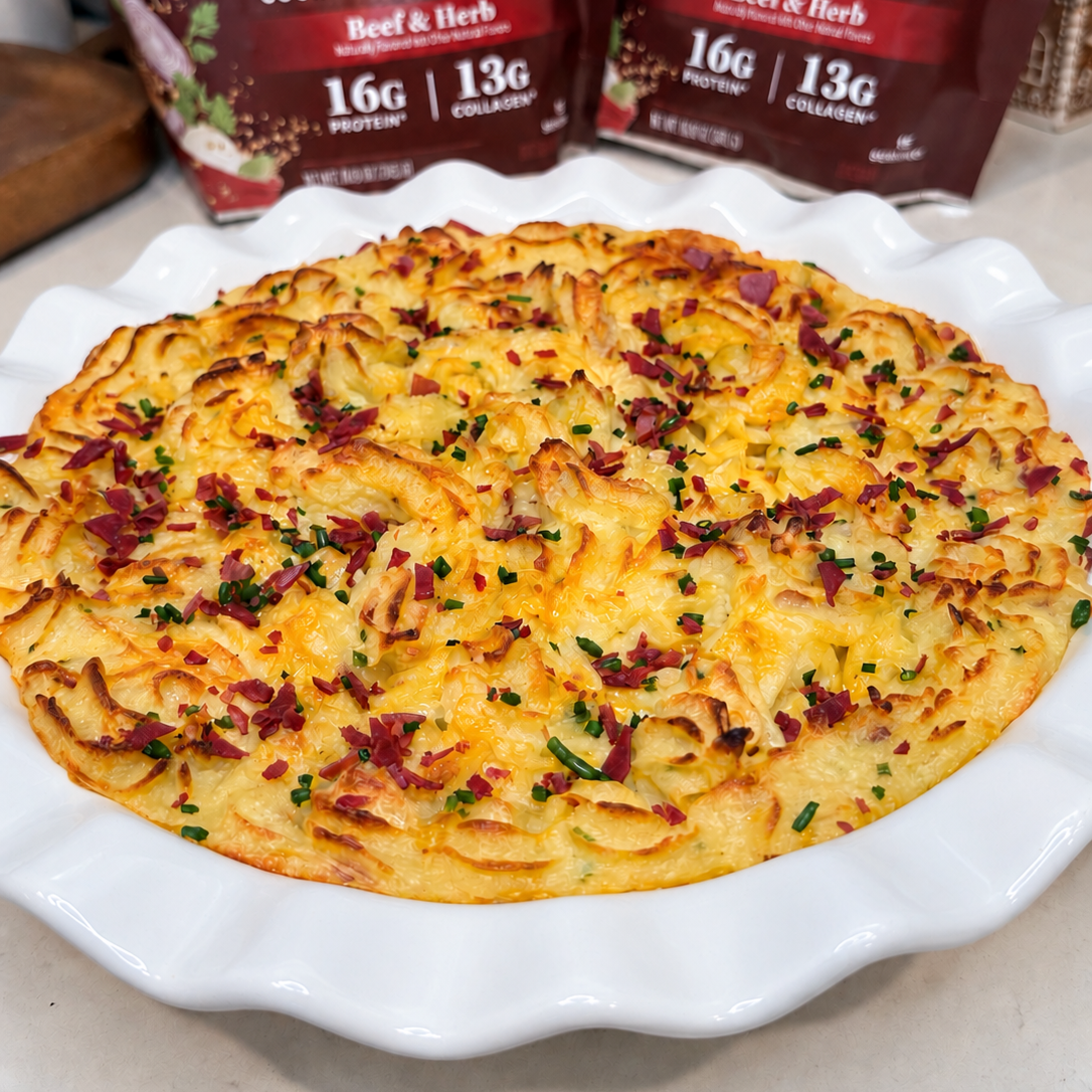 Bone Broth Loaded Shepherd’s Pie