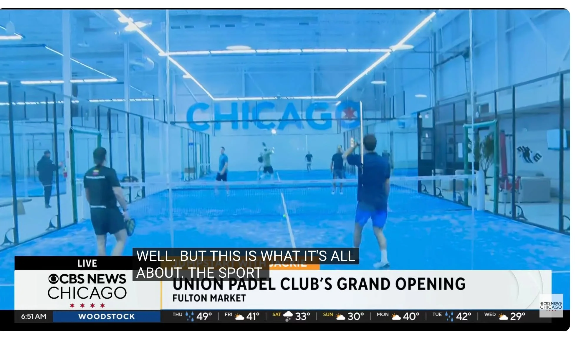 📣 Welcome @union.padel.club to Chicago's West Loop!

🏸 Padel is one of the world's fastest-growing sports, blending the best elements of tennis, pickleball and squash. Played in doubles on an enclosed court, it's easy to learn, highly social, and a
