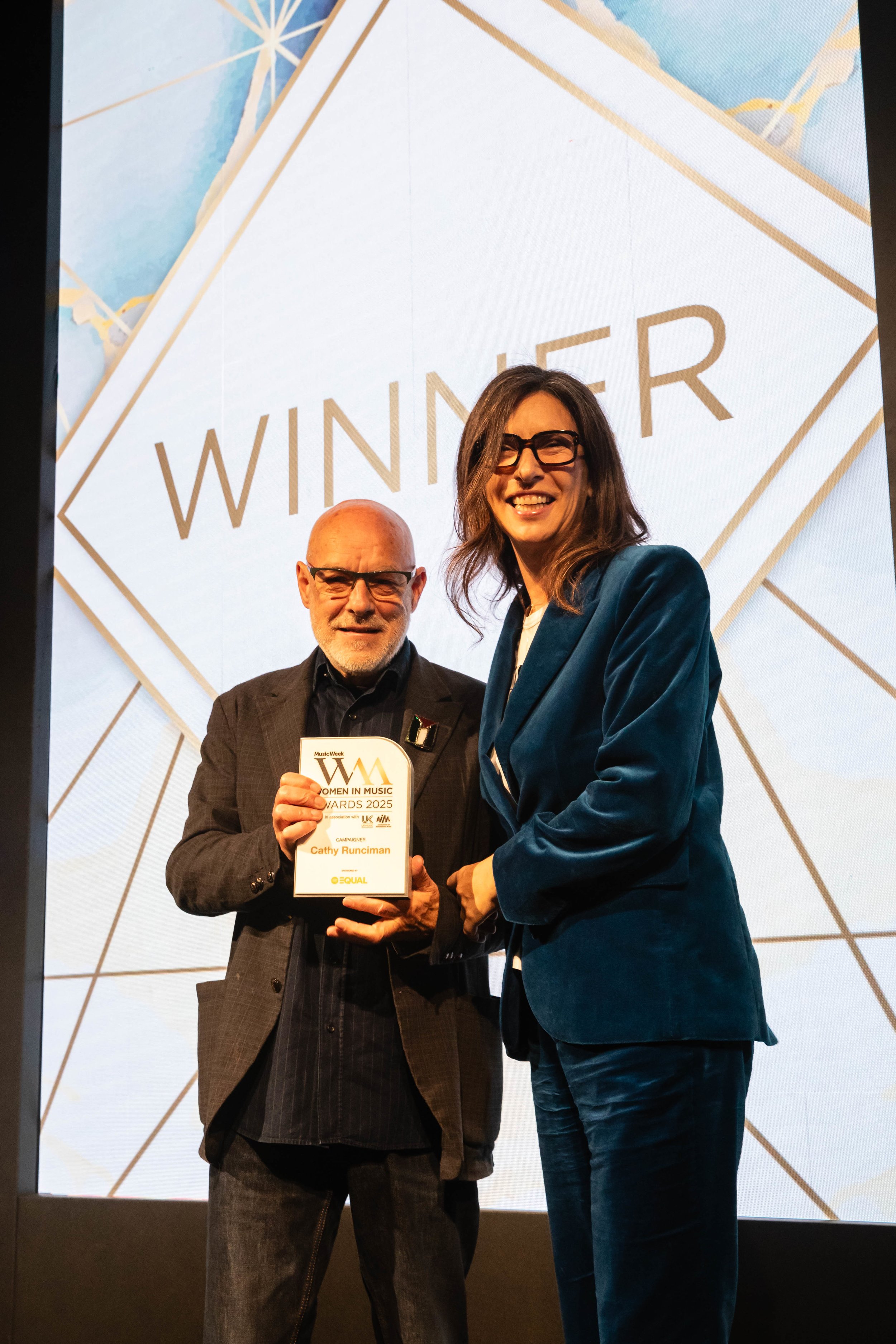 Cathy Runciman wins ‘Campaigner of the year’ at the Women In Music awards