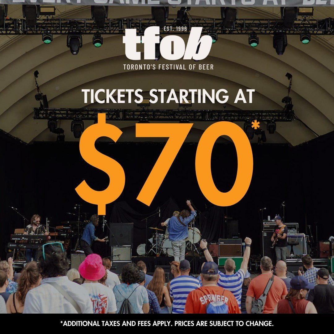 Grab your tickets today and get ready for the ultimate #beerfest experience! 🍻

Secure your tickets today through the link in our bio. 

#tfob2024 #tfob #torontosfestivalofbeer
#Torontosfestivalofbeer #beerfest #beerlicious #torontoevents #summerint