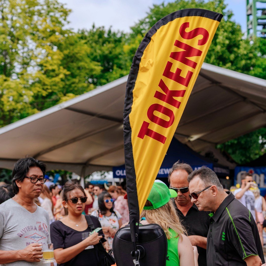 Find your new favourite drink at TFOB this summer! 🍻 

Each GA ticket comes with 5 sampling tokens, giving you the perfect opportunity to explore our diverse range of vendors. Looking for even more? Upgrade to Hoptimized for 10 tokens, or elevate yo