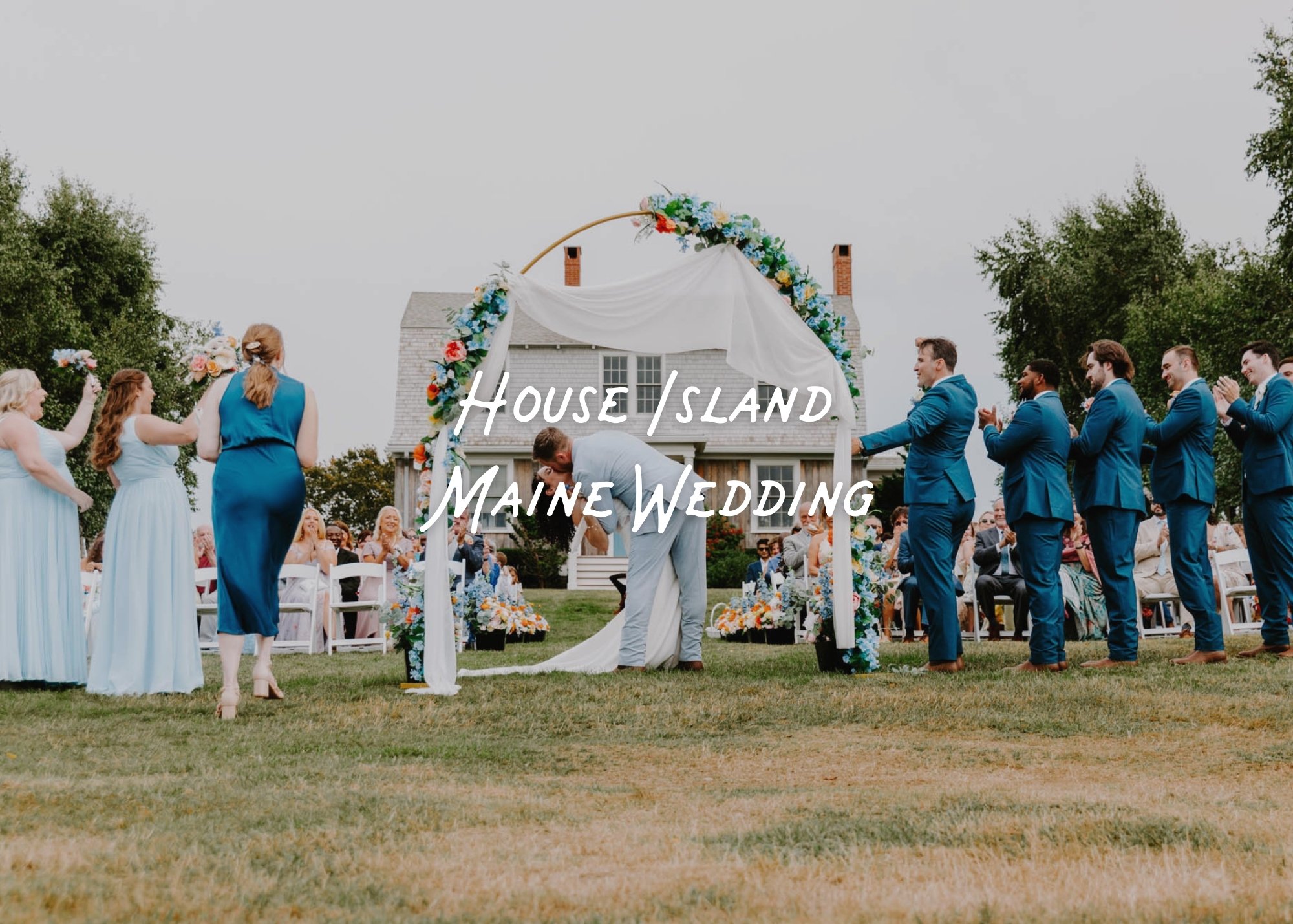 House Island Maine Harbor Club Wedding