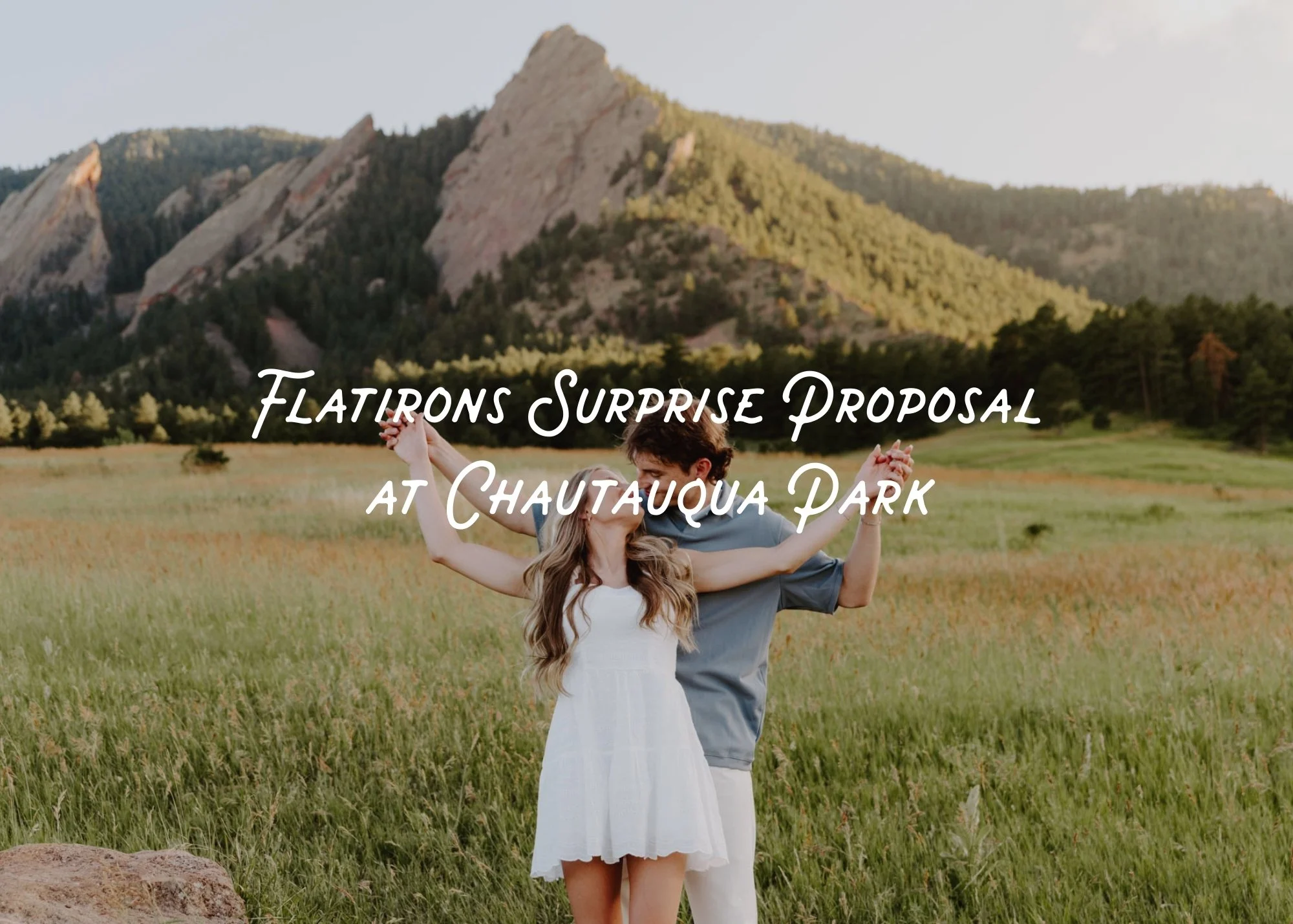 Surprise Proposal at the Flatirons | Chautauqua Park, Boulder CO