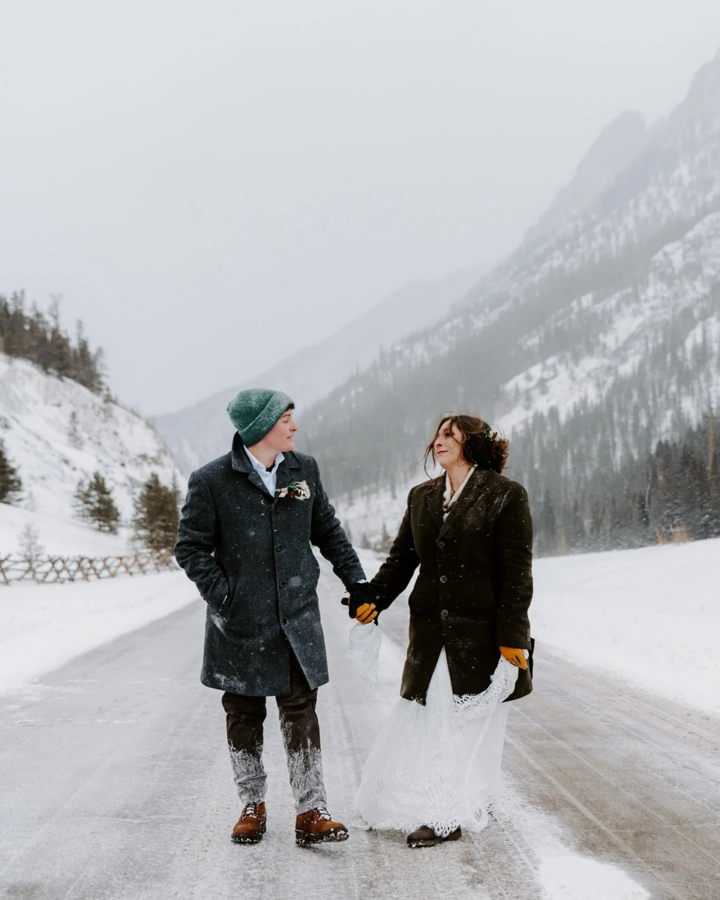 Maybe the weather is warming up, but my brain is still living in this snow globe ❄️

#winterelopement #coloradoelopementphotographer #coloradoelopement 

Colorado winter elopement, snowy mountain elopement, Colorado mountain wedding, intimate winter 