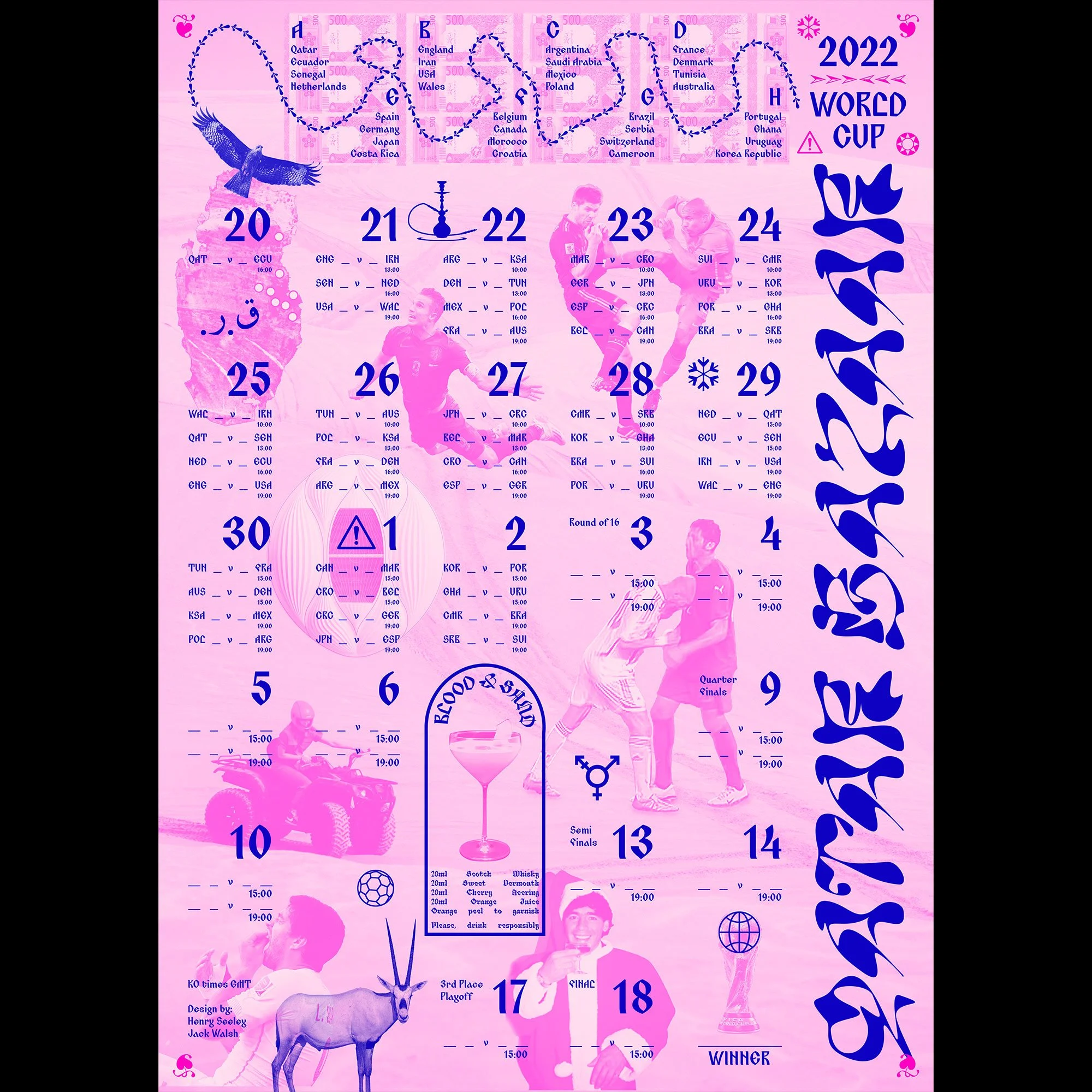 Jack Walsh X Henry Seeley | World Cup Bazaar Wallchart