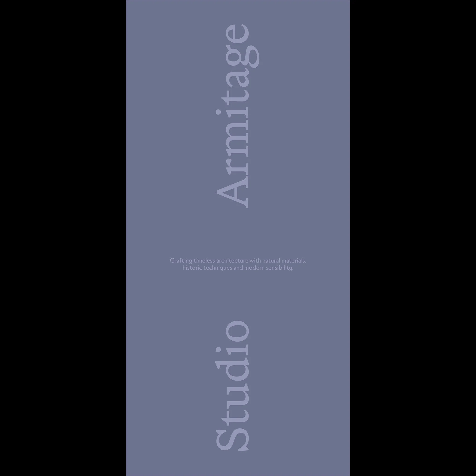 Studio Armitage | Leaflet Cover