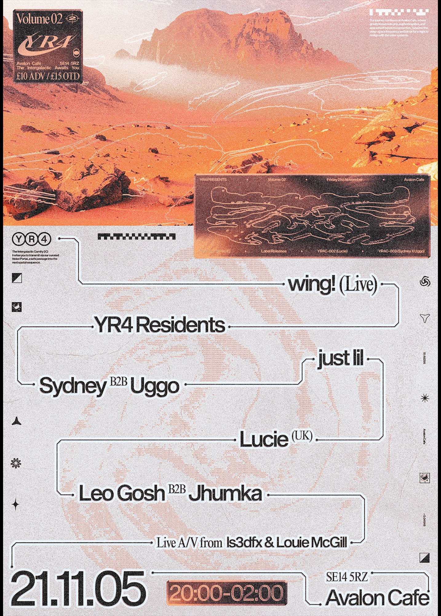 YR4 Records | Vol.02 Poster