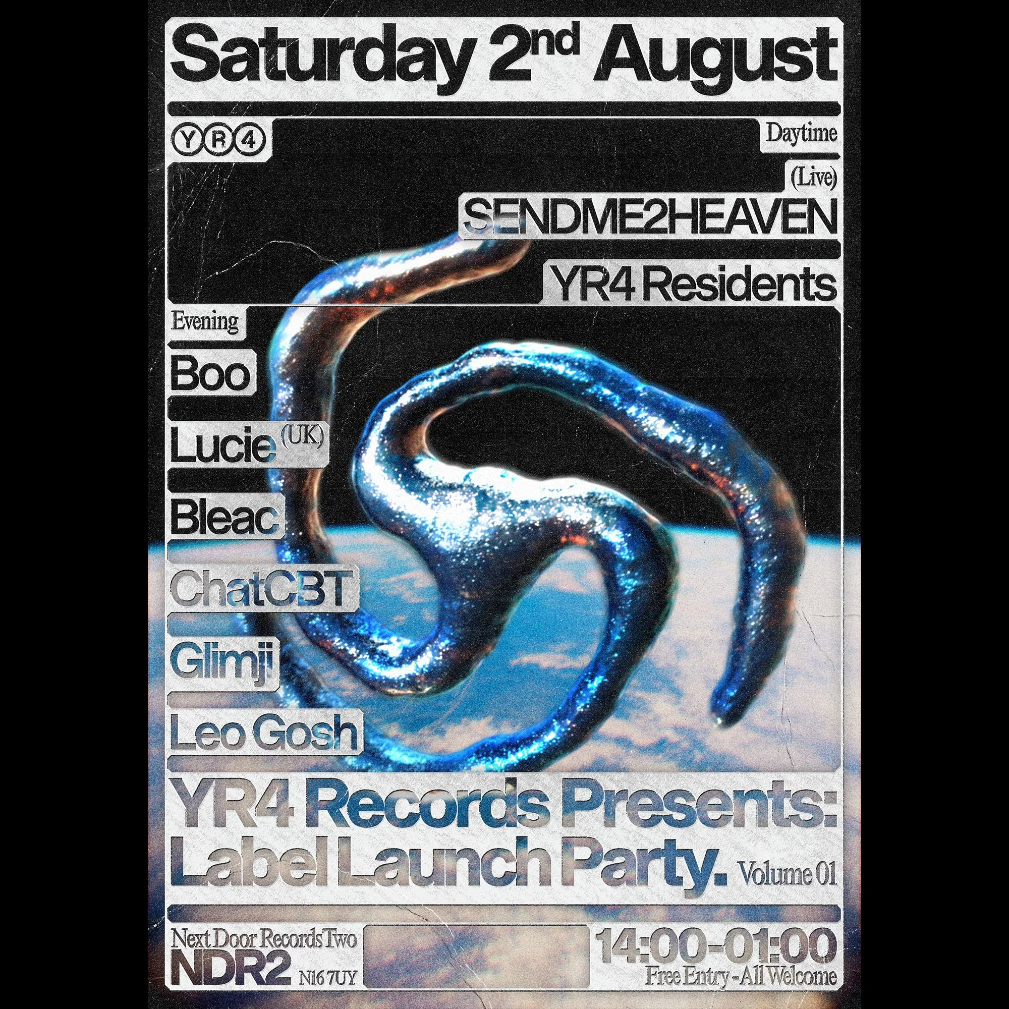 YR4 Records | Vol.01 Poster