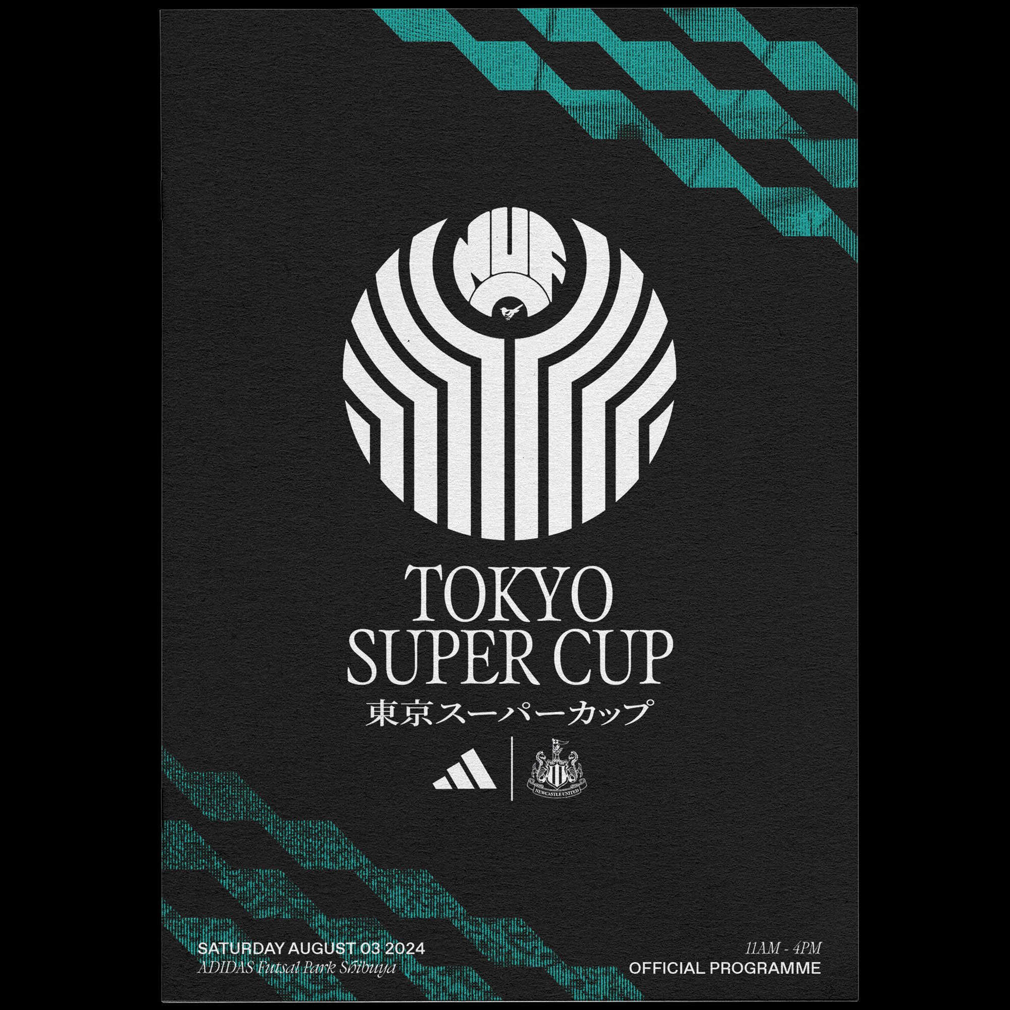 Adidas X NUFC | Tokyo Super Cup Programme