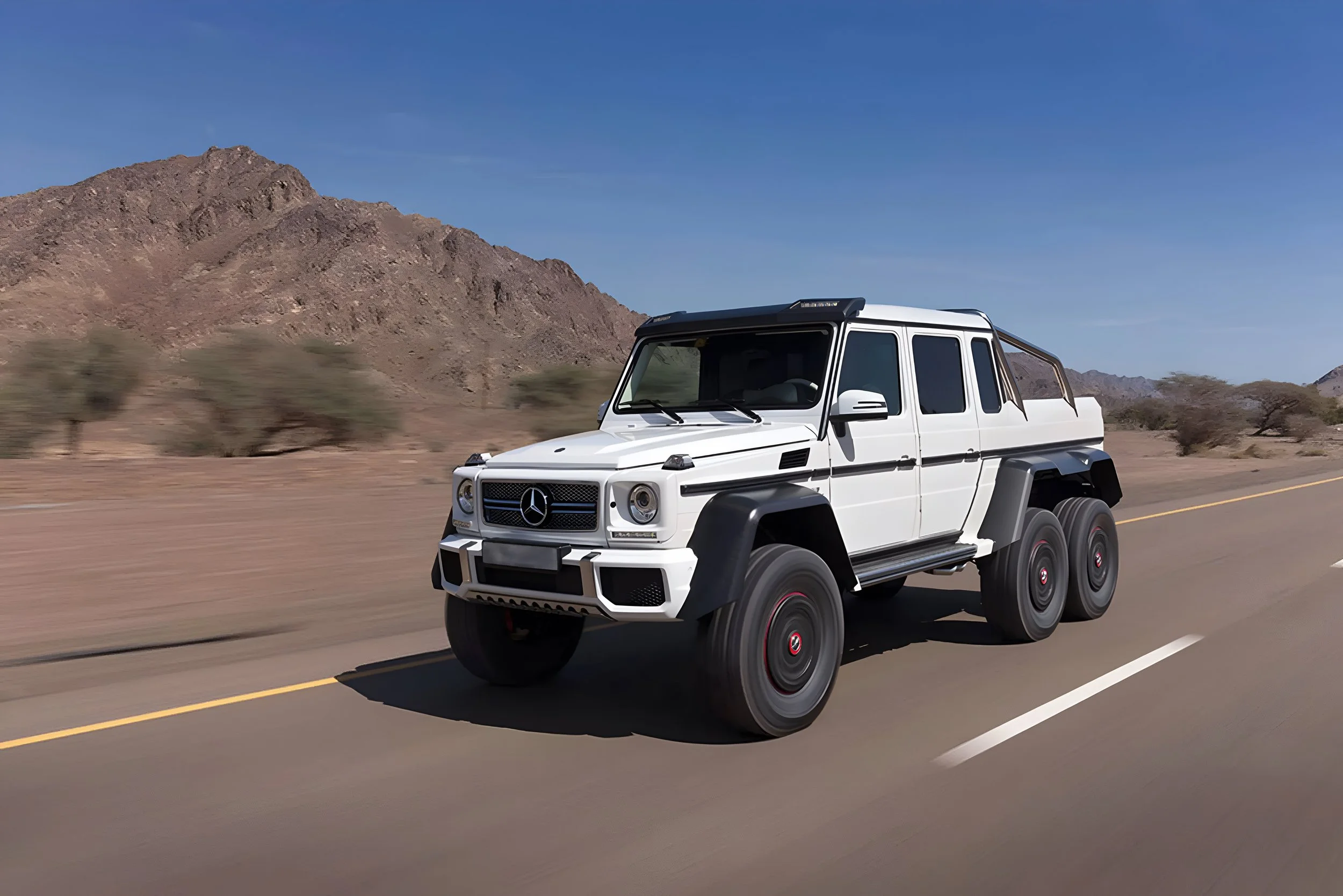 Armored Mercedes G63 AMG 6X6 — Mega Ev Luxury