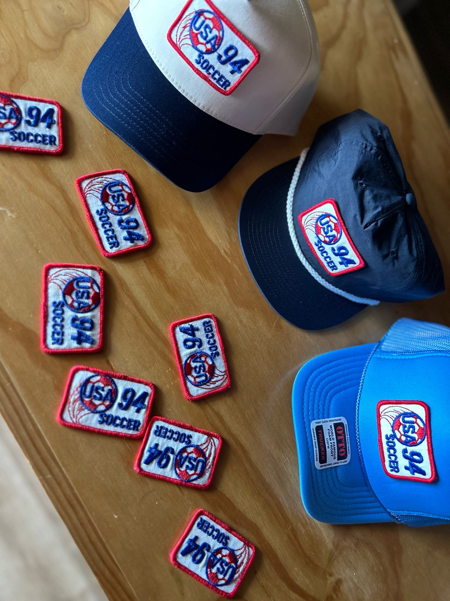 Vintage Soccer '94 Patches