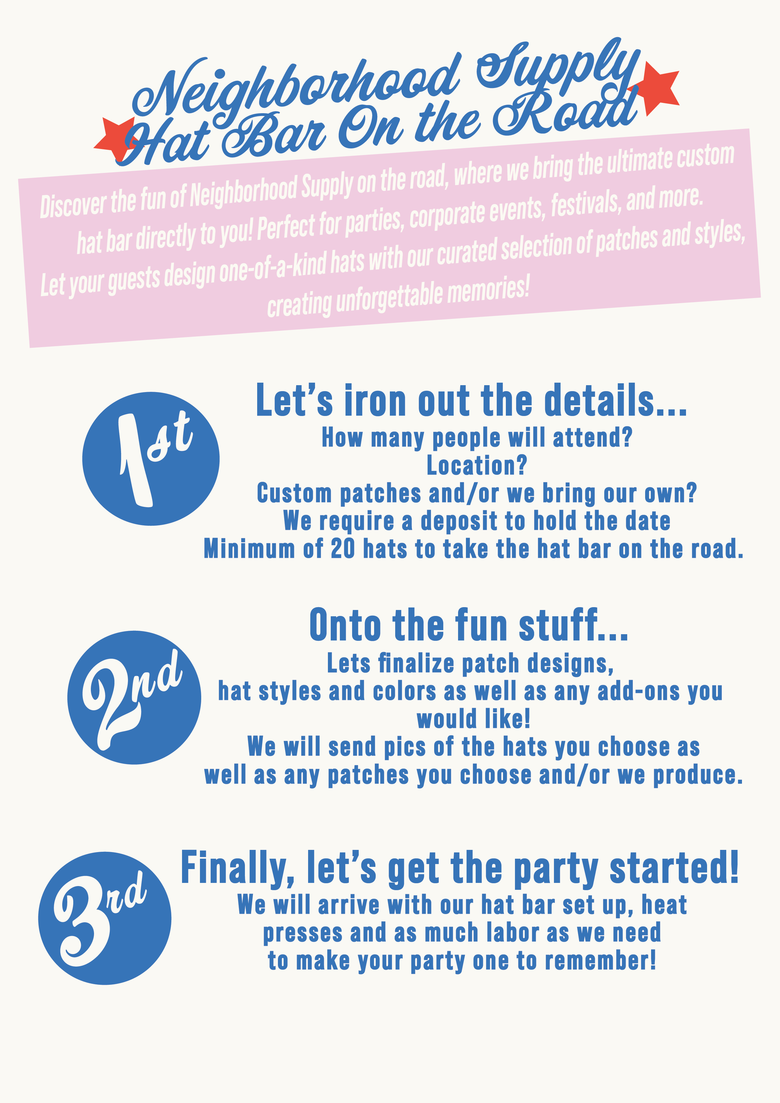 Hat Bar Info