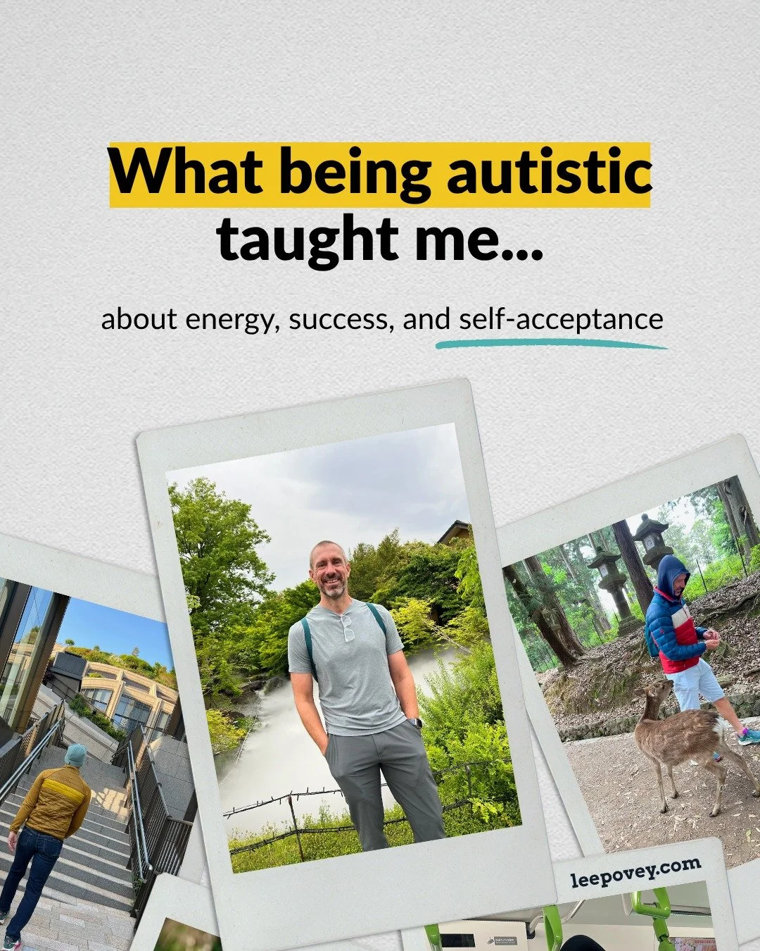 As a neurodivergent, I became an expert at masking. Yet pretending to be wired like everyone else is a full-time job that steals your energy for joy, creativity, and actual living.

Success shouldn't require you to camouflage your exhaustion.

I wrot