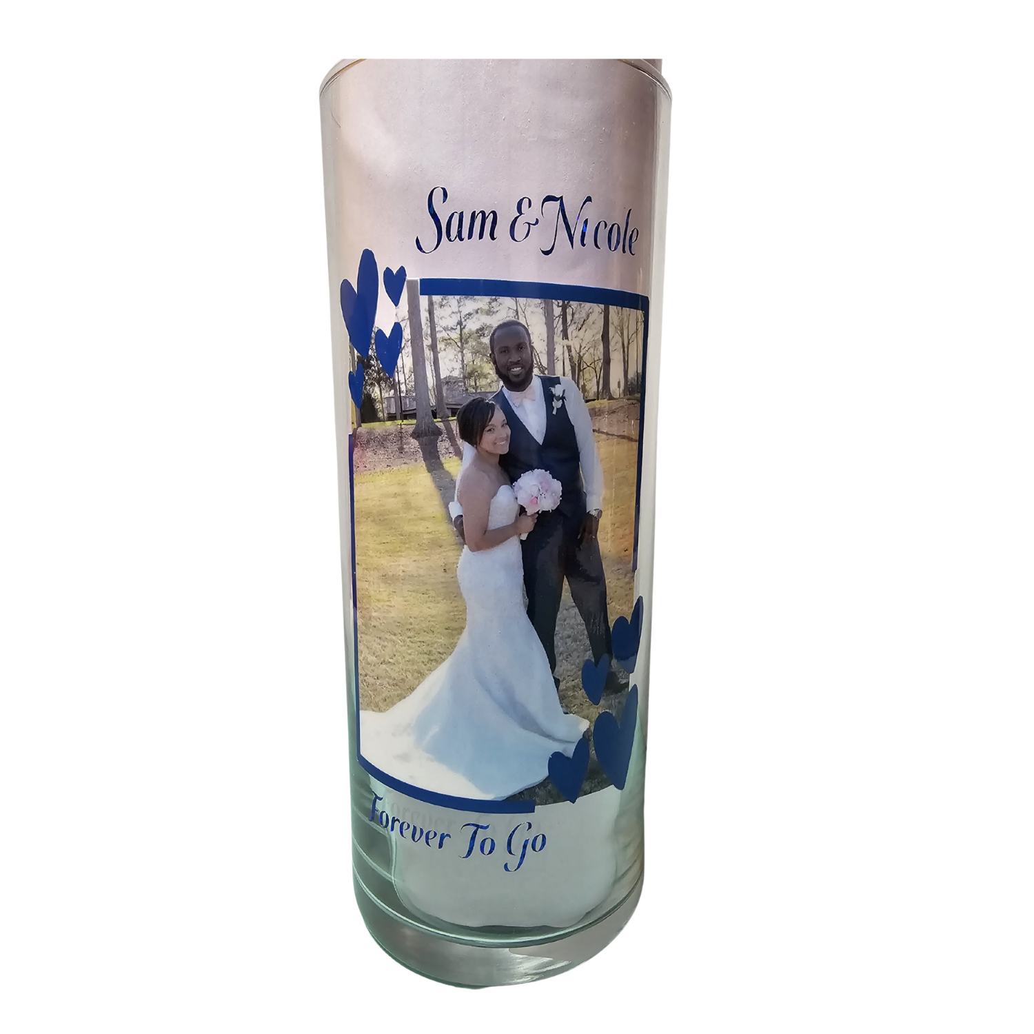Memories In Bloom Personalized Vase