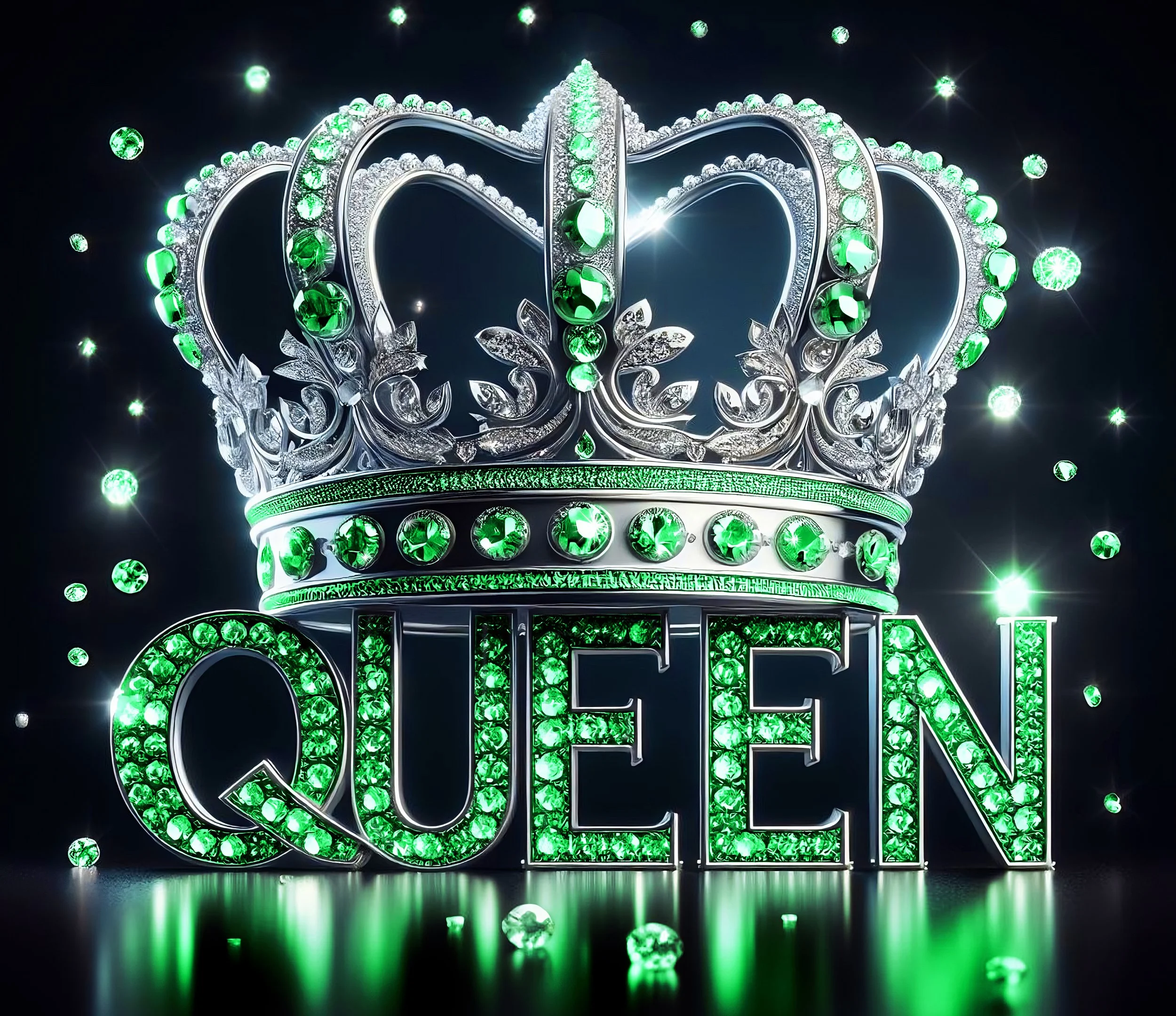 Queen - Milan templates - Tumbler Straight - Green.jpg