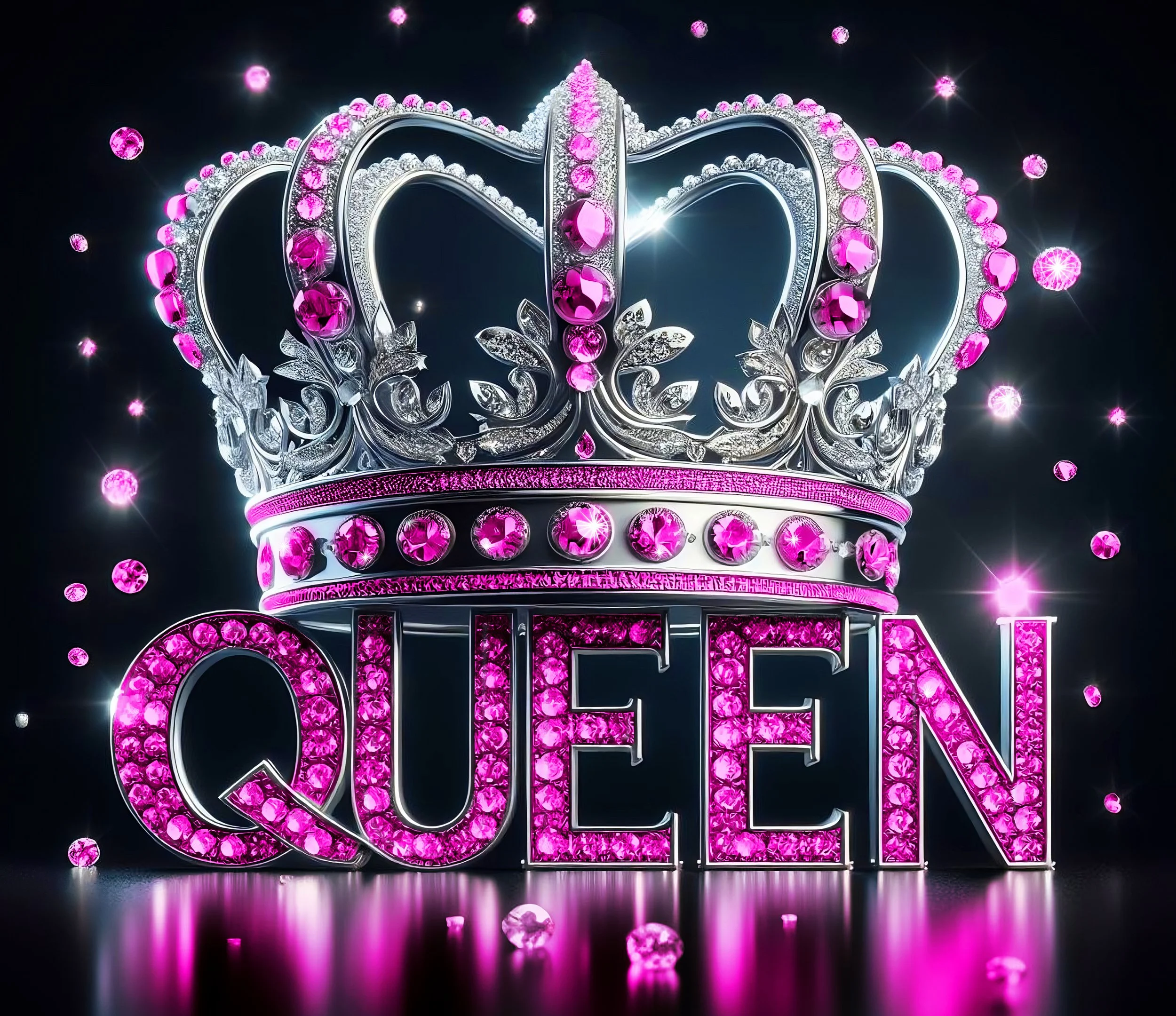Queen - Milan templates - Tumbler Straight - Pink.jpg