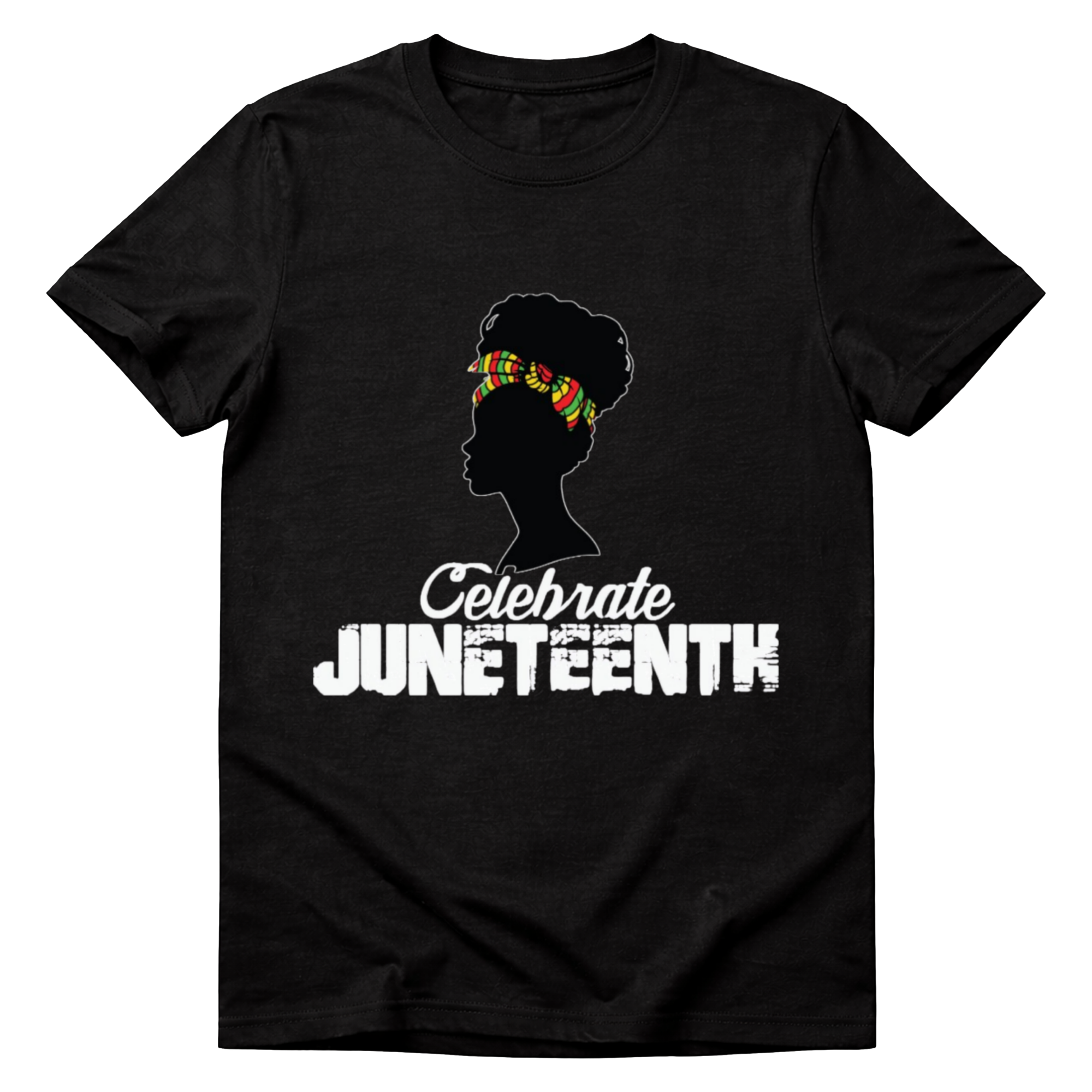 "Celebrate Juneteenth" Black T