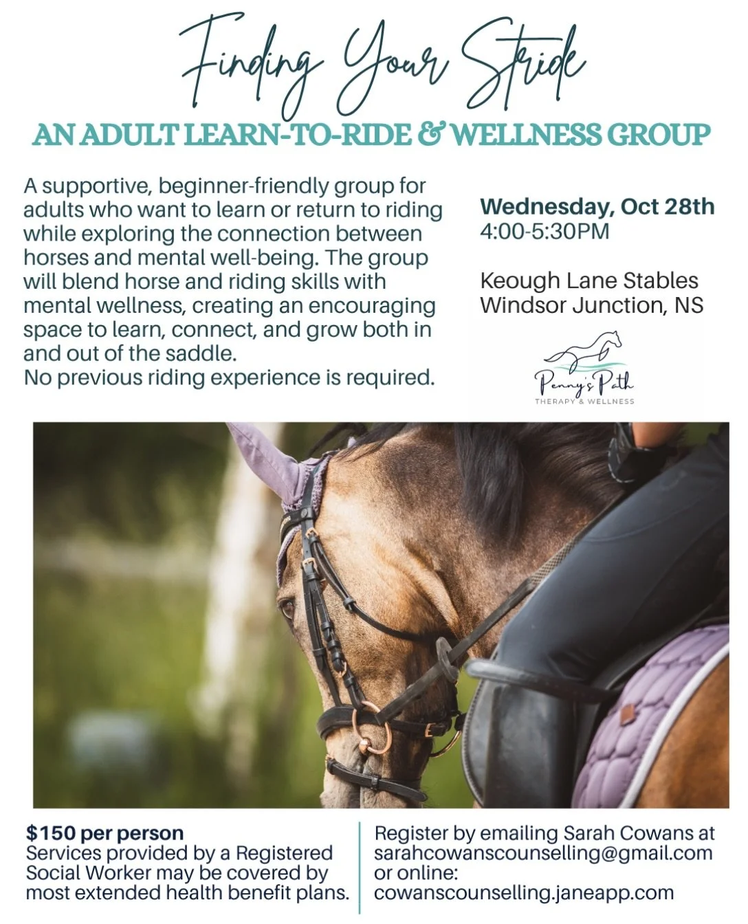 This group has been such a hit that I&rsquo;m offering another date 🎉

The feedback from participants has really reinforced just how much horses can teach us about self-awareness, emotional regulation, confidence, and trusting ourselves.

I&rsquo;m 