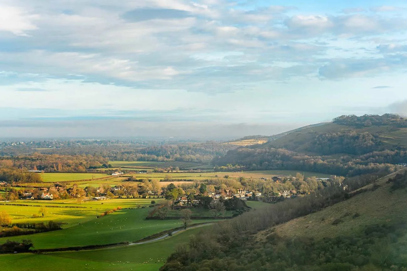 The view from the South Downs National P