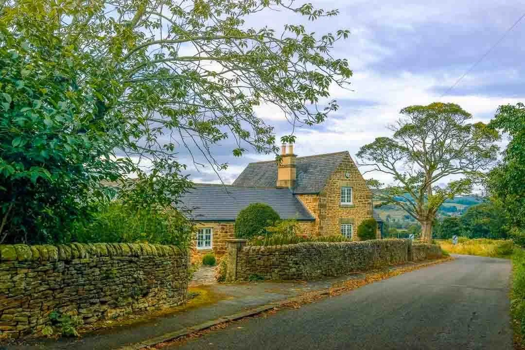 A house in a small village in Derbyshire