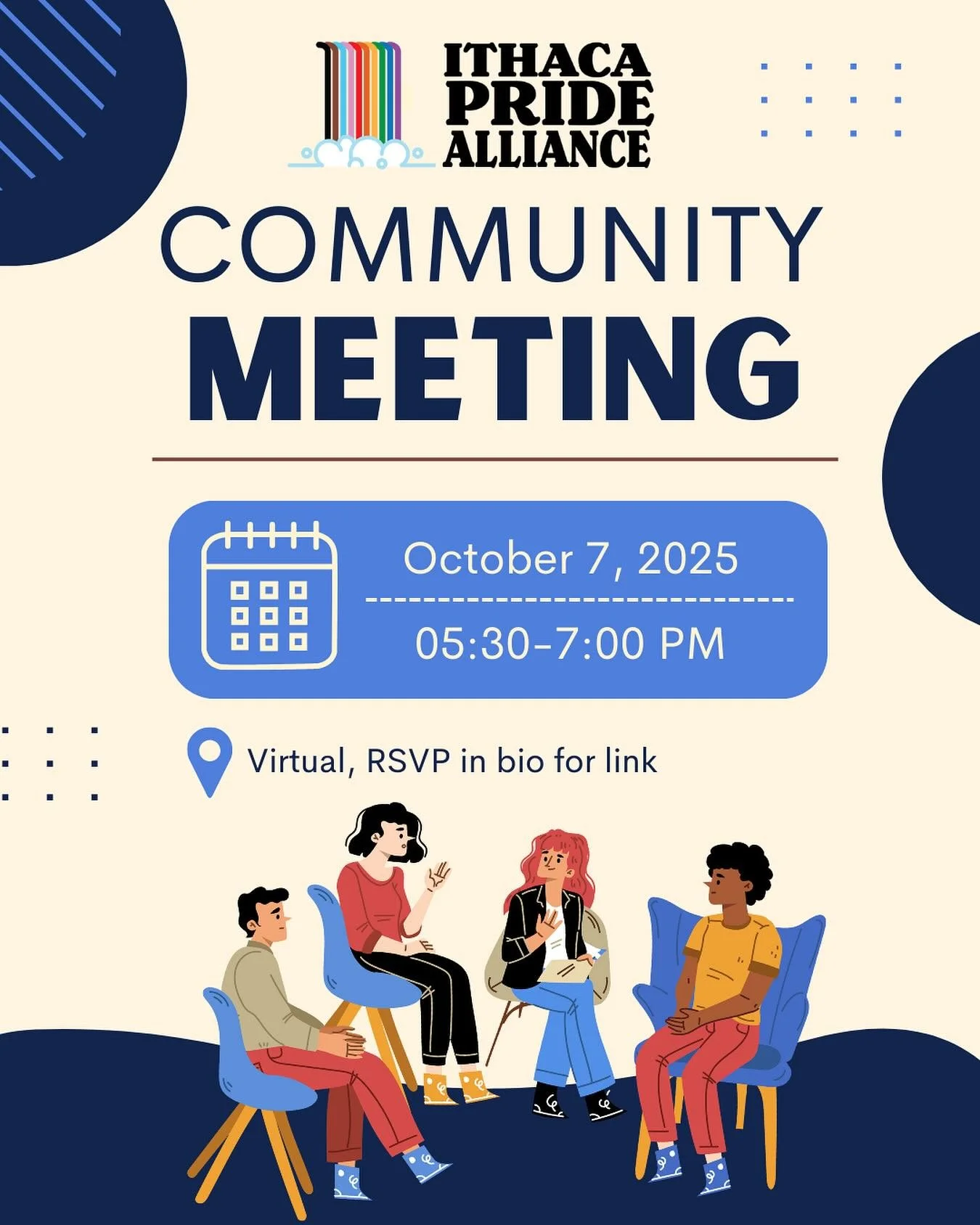 IPA will host a community meeting virtually on October 7 from 5:30-7 pm. We encourage all community members to attend and welcome open discussion. 

Please RSVP by going to the link in our bio. You will receive a link to join after RSVPing. Hope to s