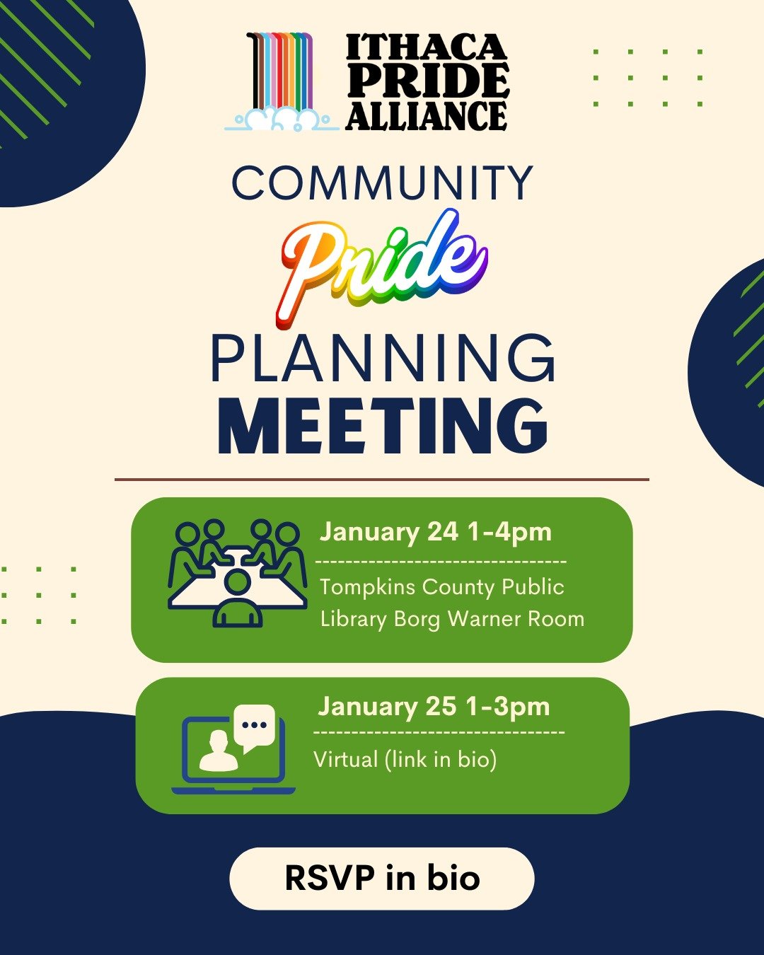 Want to learn more about how you can get involved in Pride 2026? Don't miss our next community meeting!

#ithaca&nbsp;#communityevents&nbsp;#ithacany&nbsp;#pride&nbsp;#lgbtq