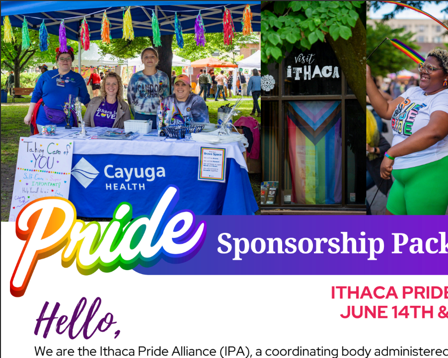 The header of a document on sponsorship opportunities. This image does not contain necessary information.