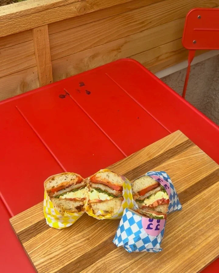We&rsquo;re bringing you Sammies on Sunday, June 22nd, at Cafecito House @cafecitohouse_ from 10am - 3pm or until sell out! 

Sandwiches come as is, and trust, you want it all. Served on house made rosemary focaccia with a chili rhubarb jam, crispy h