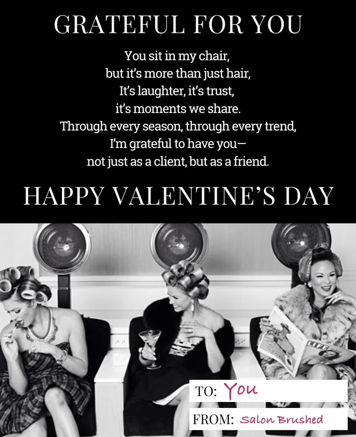 Happy Valentine&rsquo;s to all of our guests - We love you always