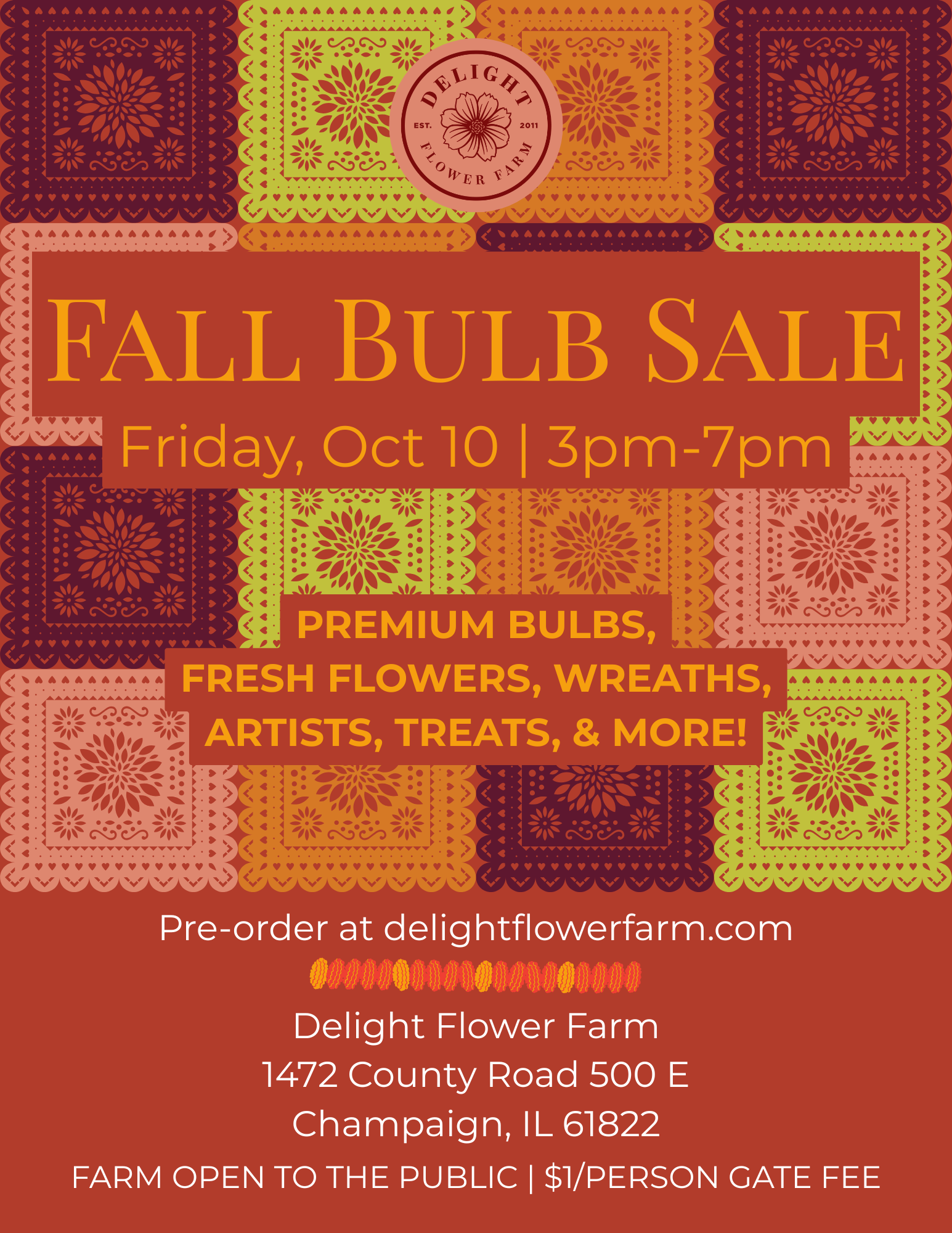 Fall Bulb Sale