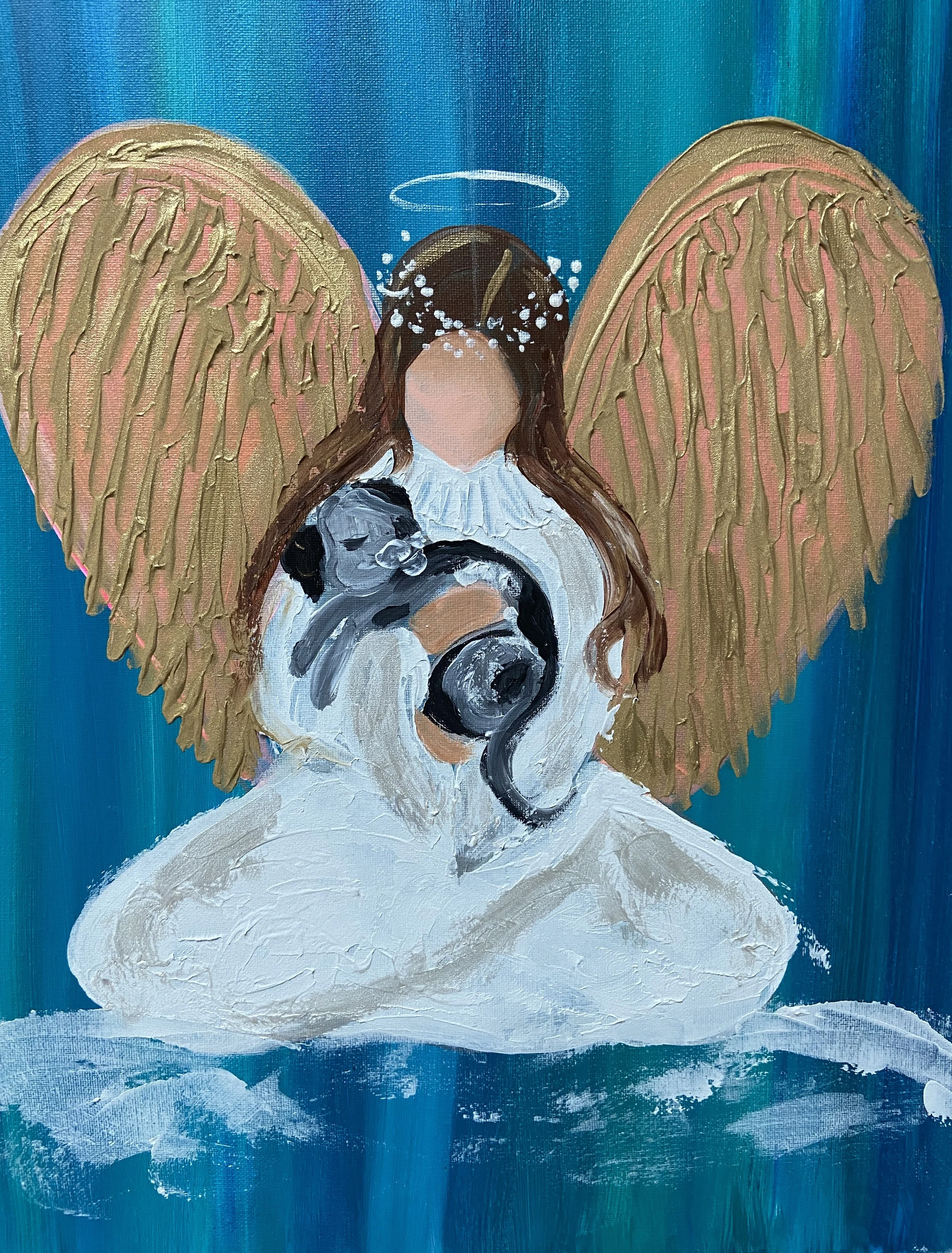 Angel with Pet