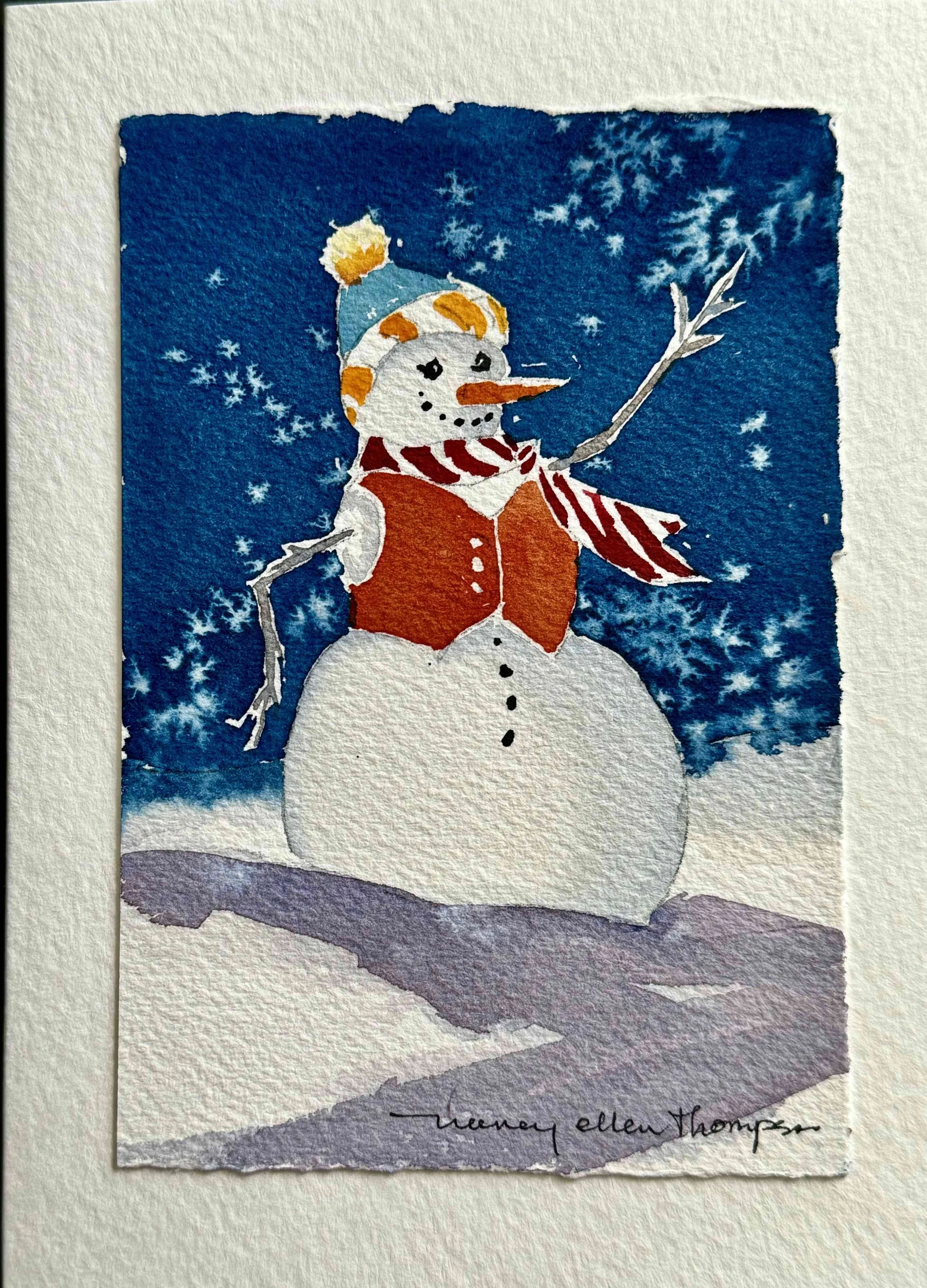 Watercolor Workshop-Christmas Cards