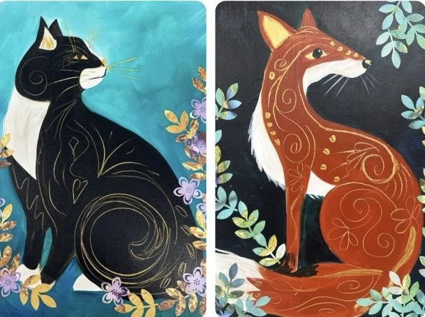 Cat or Fox Scratch Class